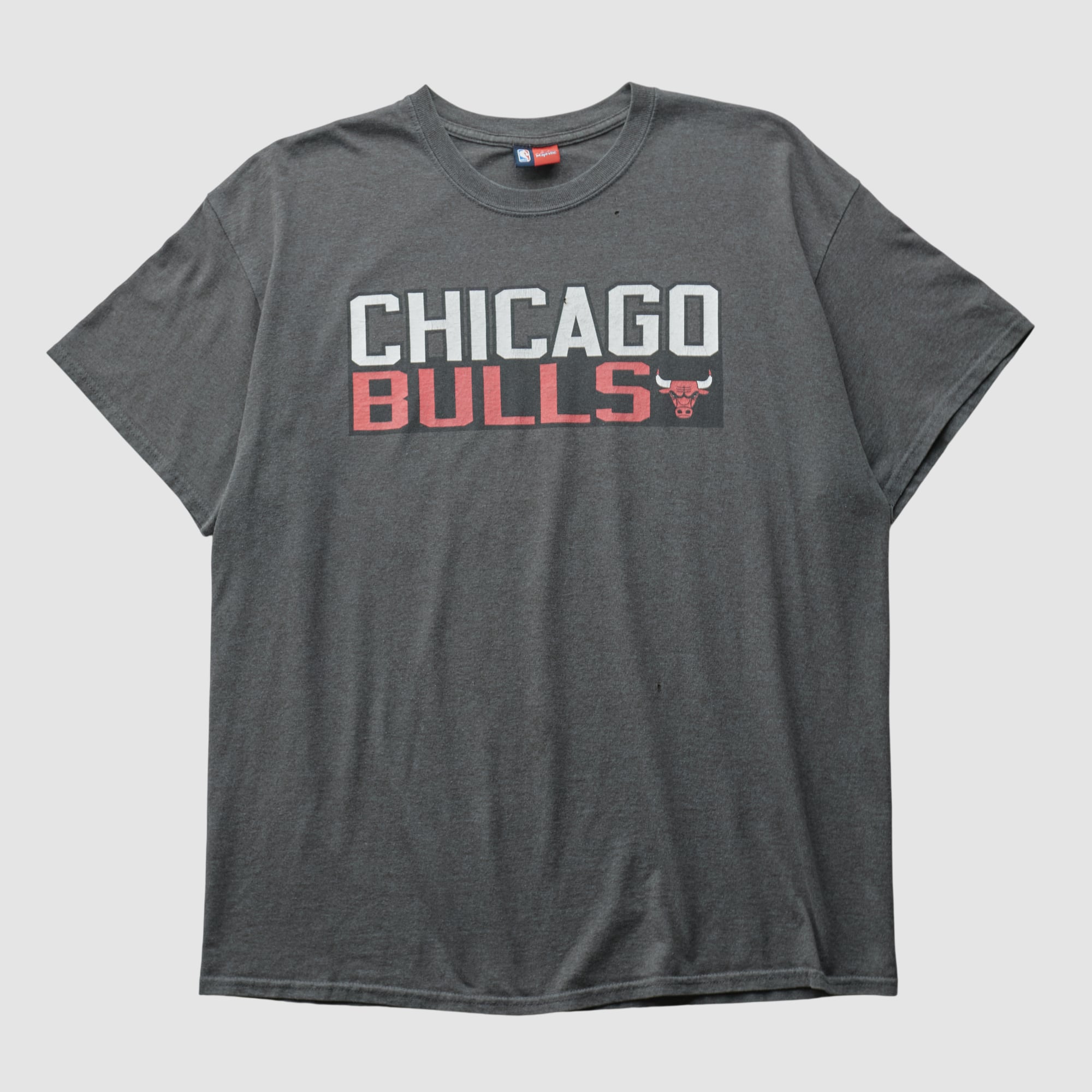 Chicago Bulls Majestic 2010s T-shirt - Dark Heather Gray - XL