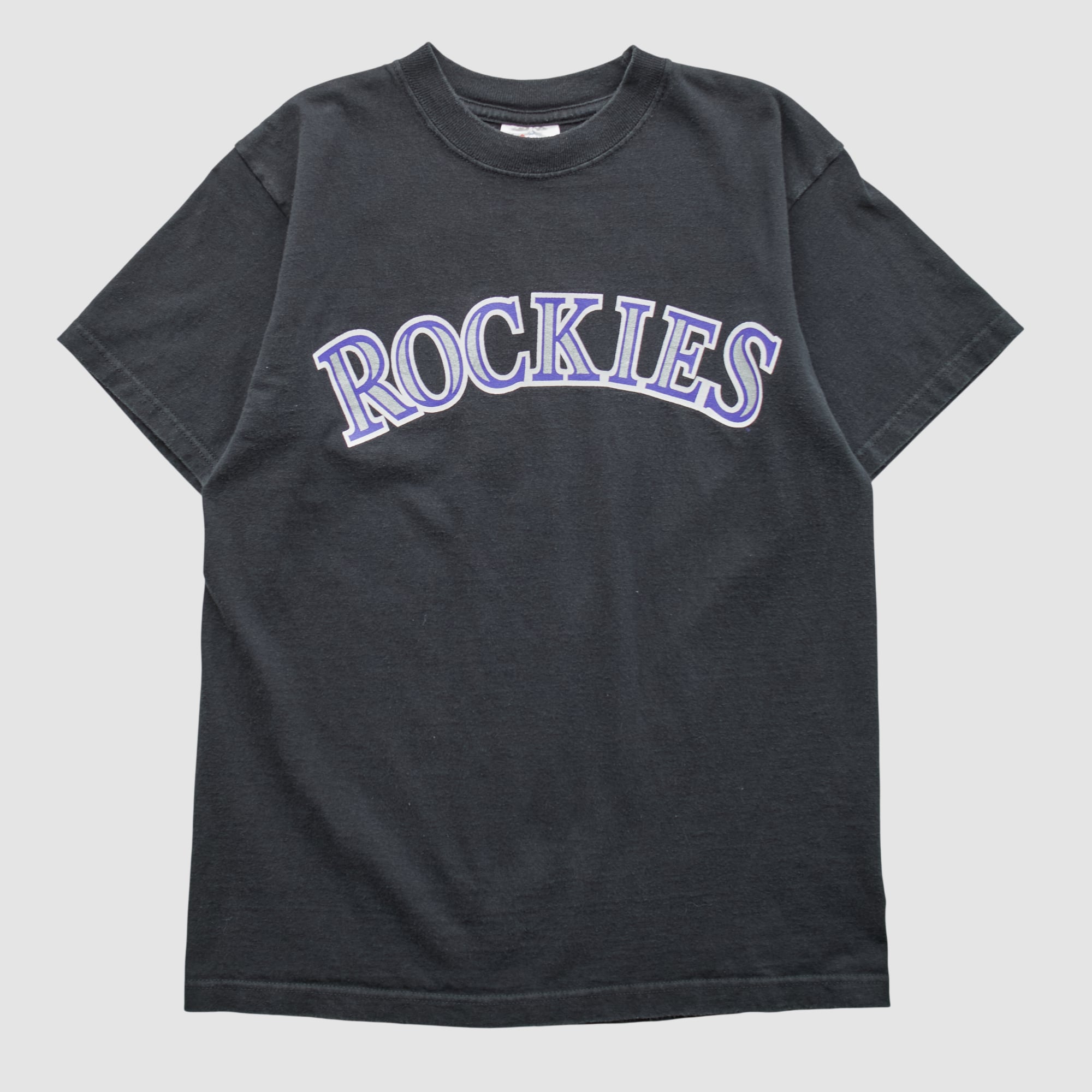 Colorado Rockies Majestic 2000s T-shirt - Black - XS