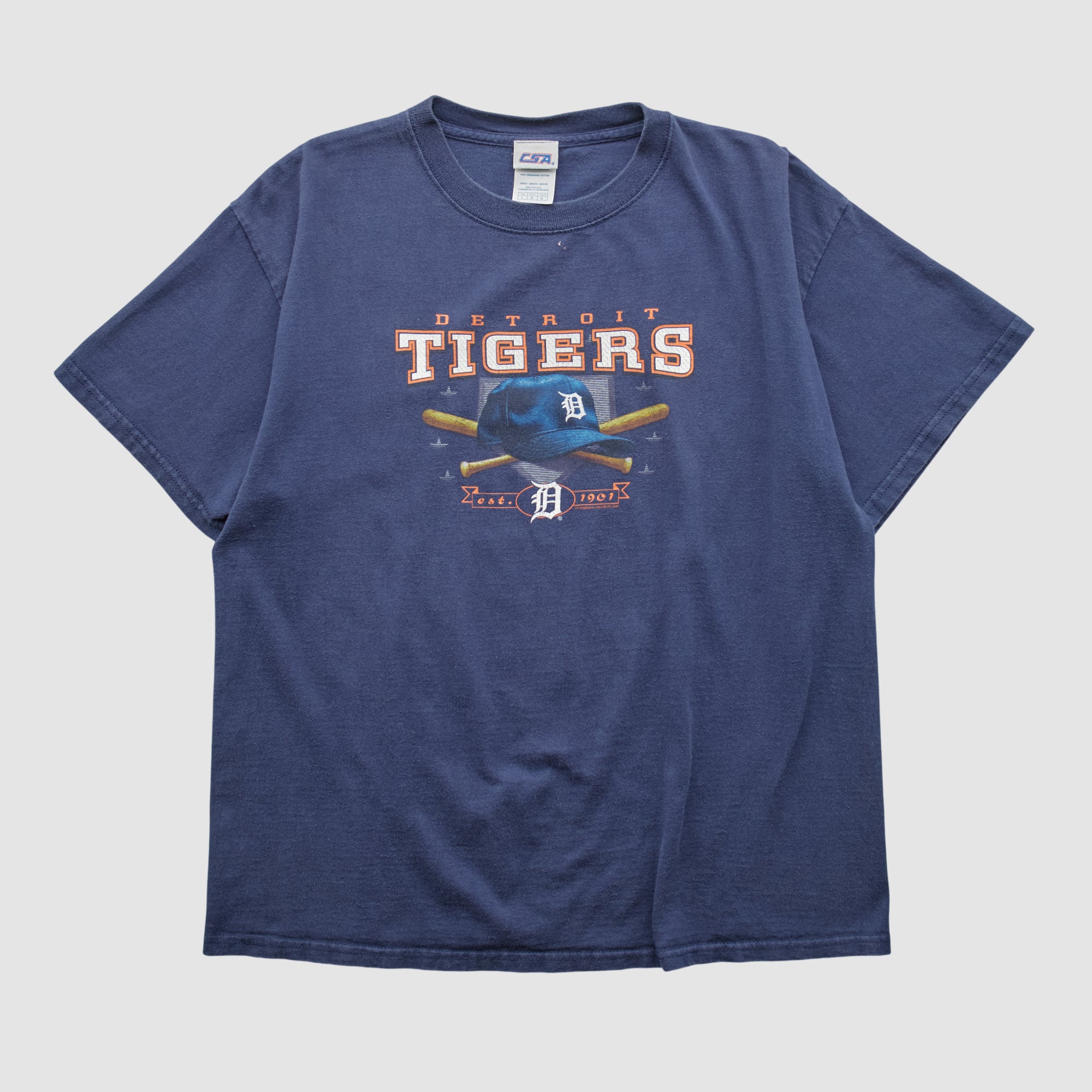 Detroit Tigers CSA 2000s T-shirt - Navy - M
