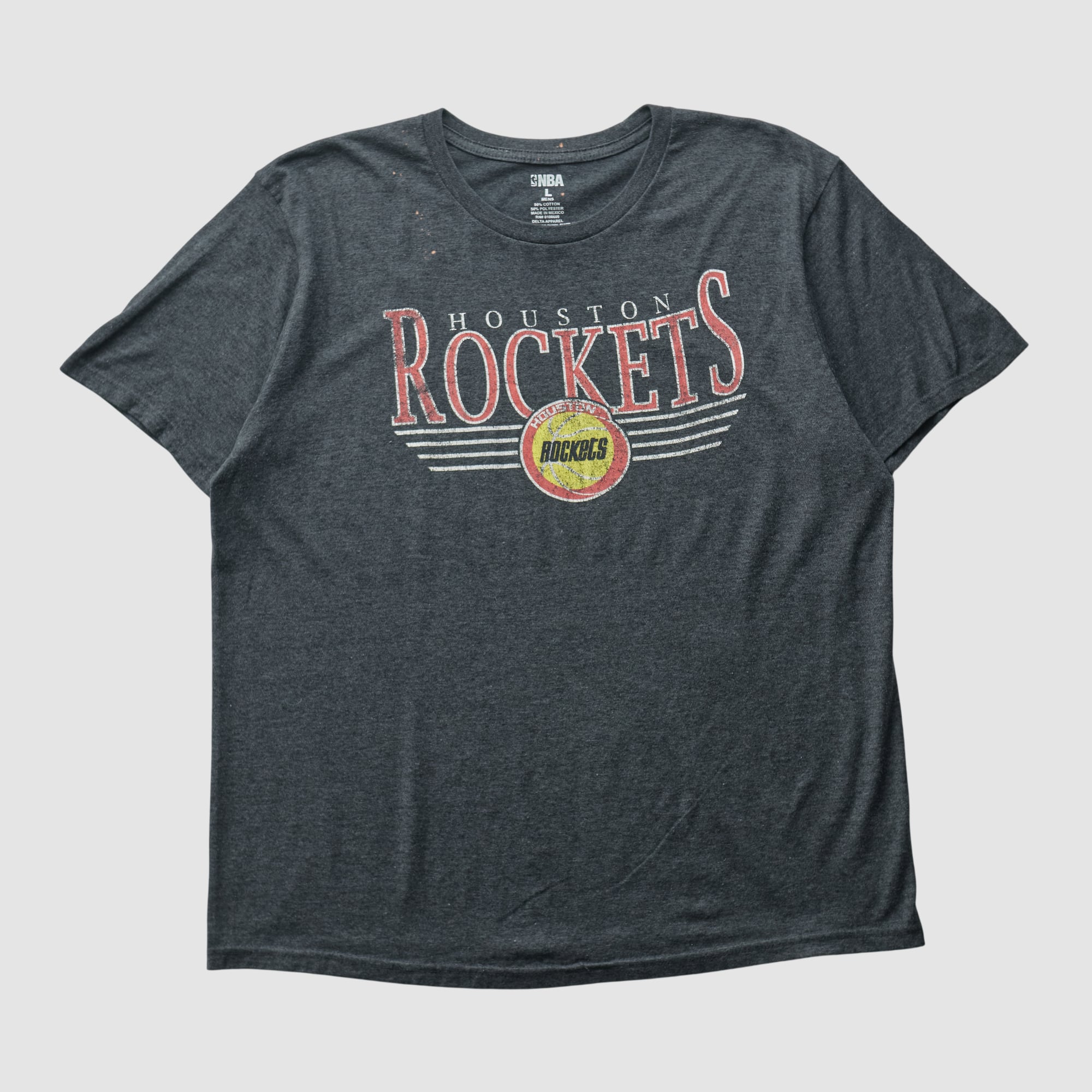 Houston Rockets NBA 2010s T-shirt - Dark Heather Gray - L
