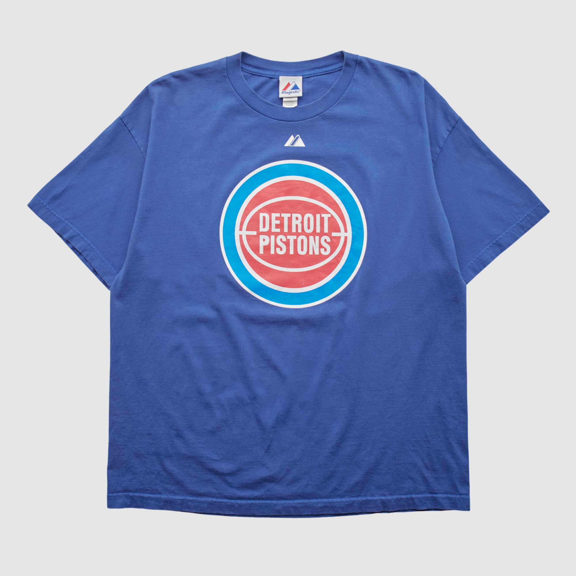 Detroit Pistons Majestic 2010s T-shirt - Blue - XL