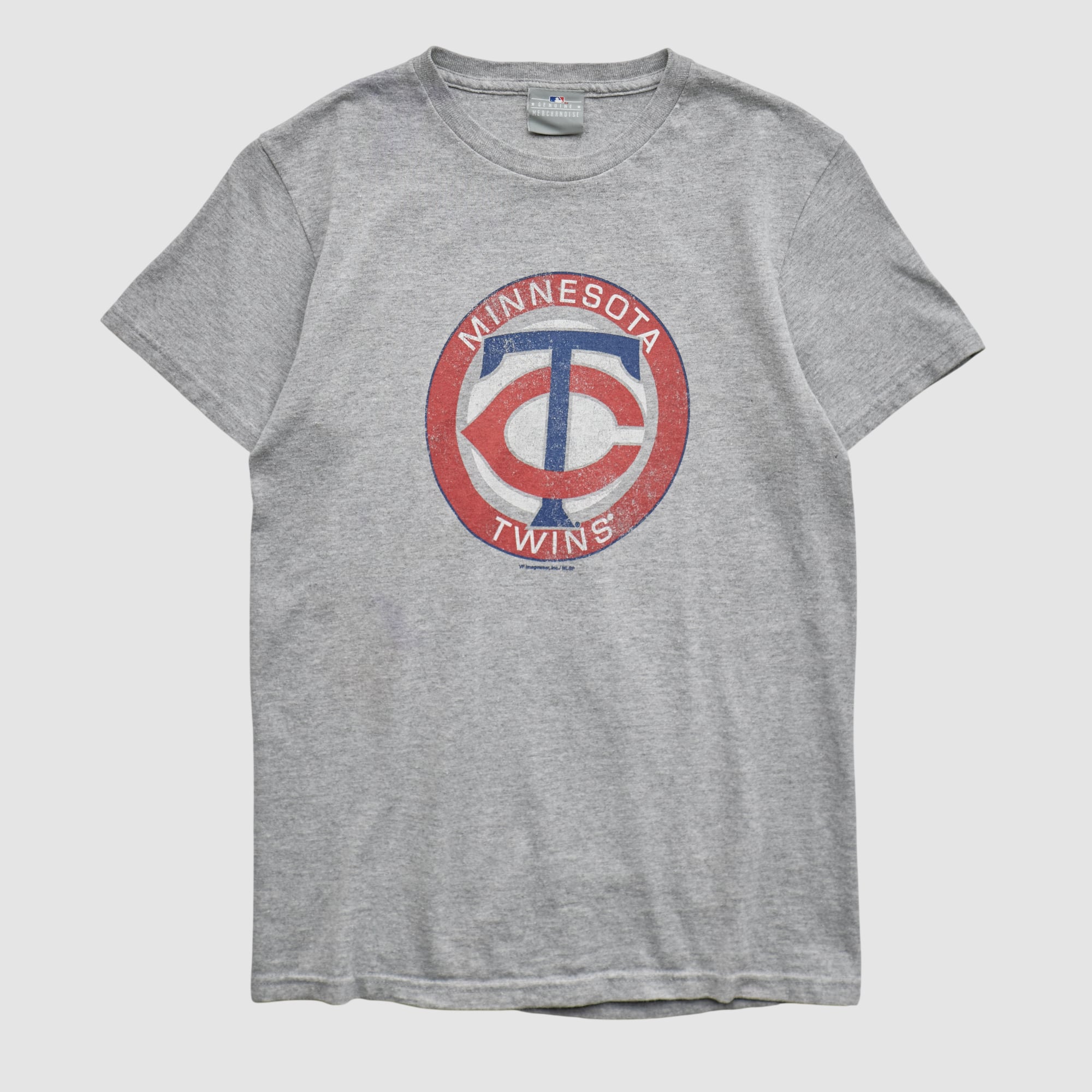 Minnesota Twins Genuine Merchandise 2000s T-shirt - Heather Gray - XS