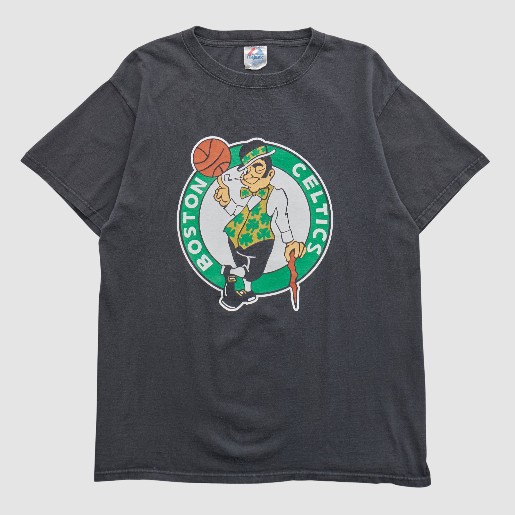 Boston Celtics Majestic 2000s T-shirt - Black - L
