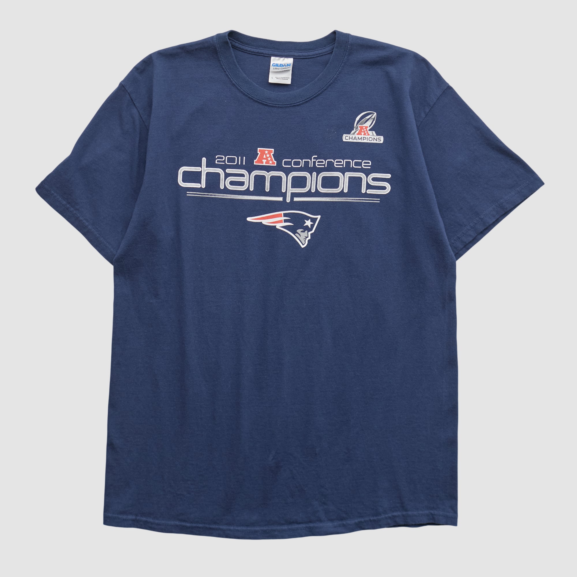 New England Patriots Gildan 2011 T-shirt - Navy - M