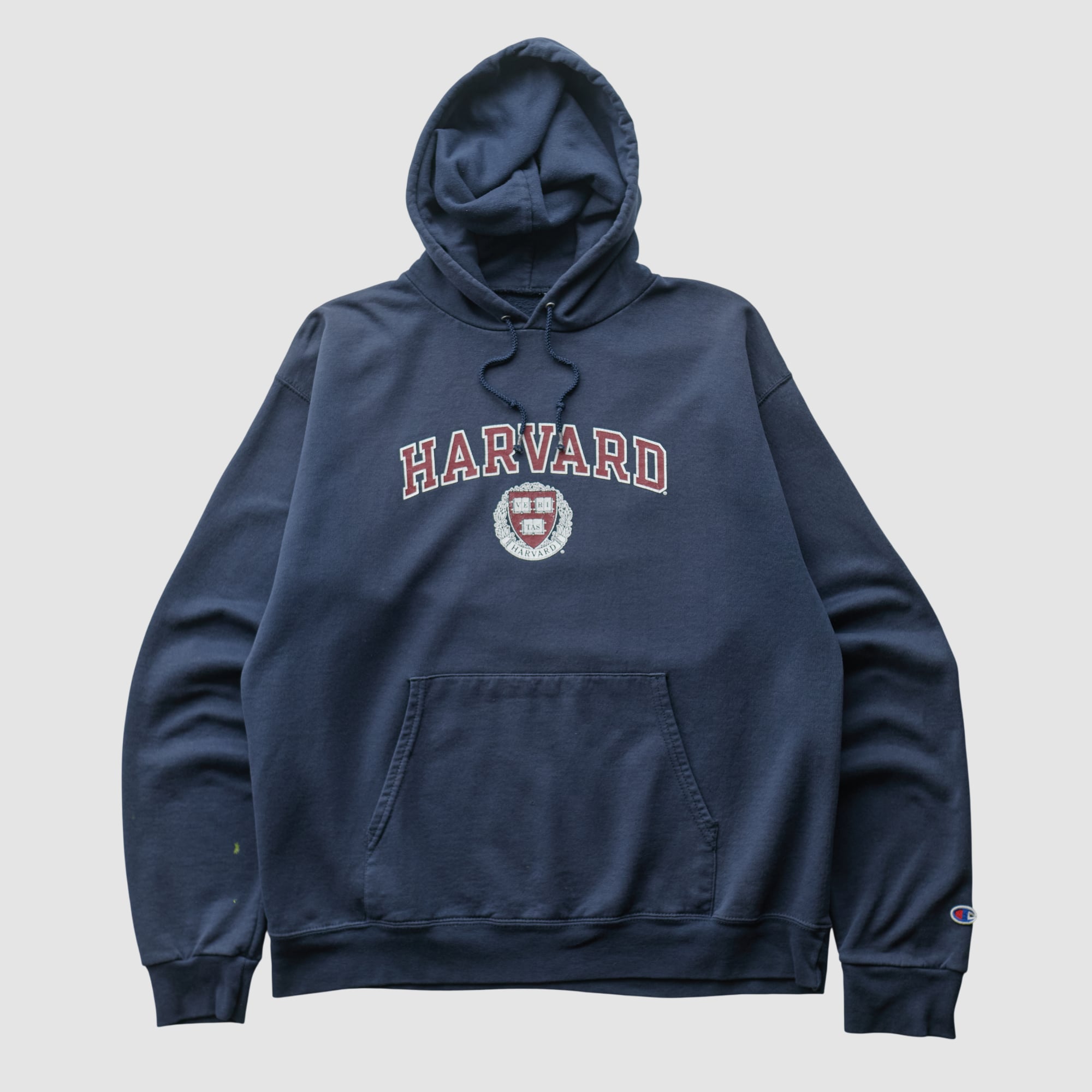 Harvard Crimson 2010s Hooded Pullover Sweatshirt - Navy - S