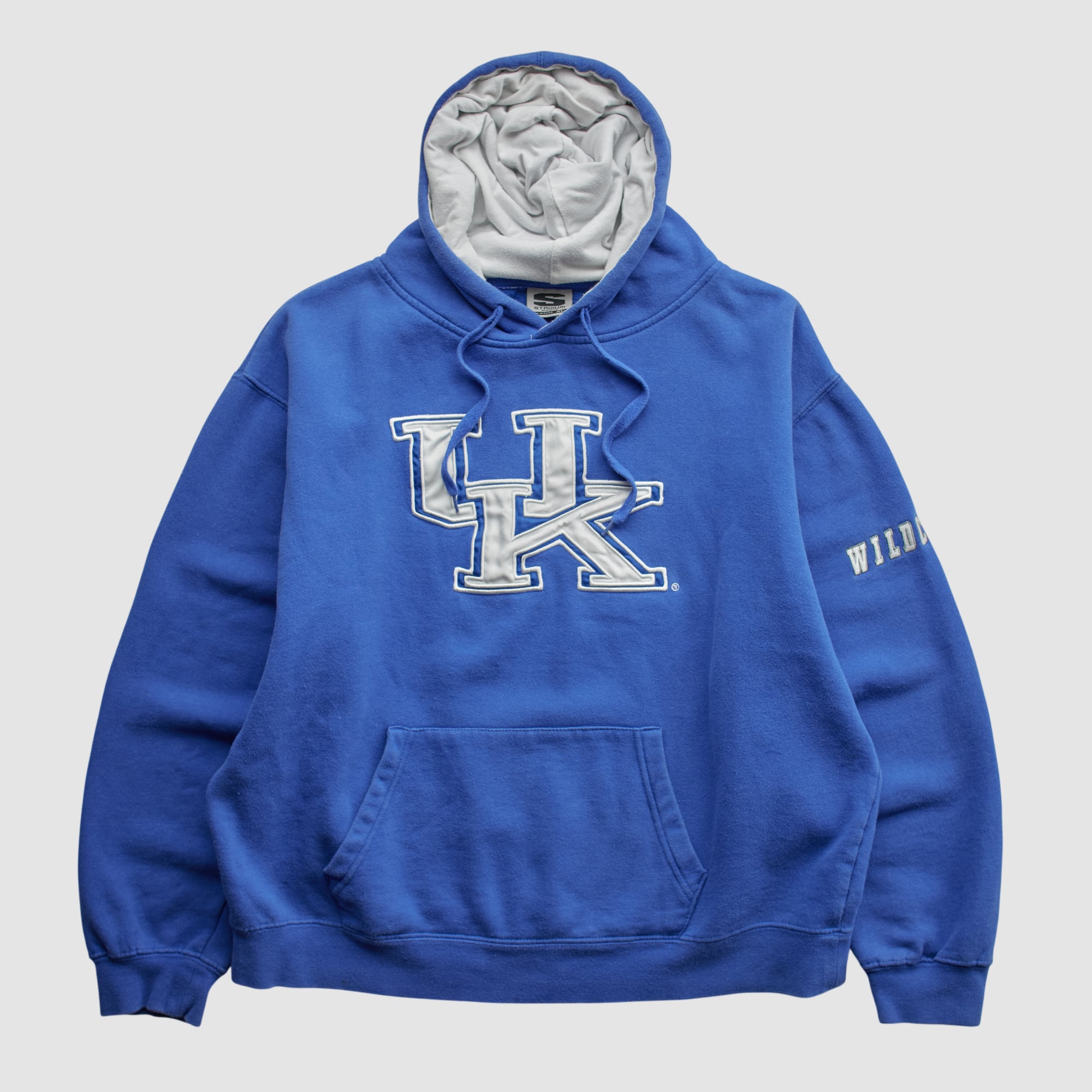 Kentucky Wildcats Stadium Athletic 2010s Hooded Pullover Sweatshirt - Blue - L