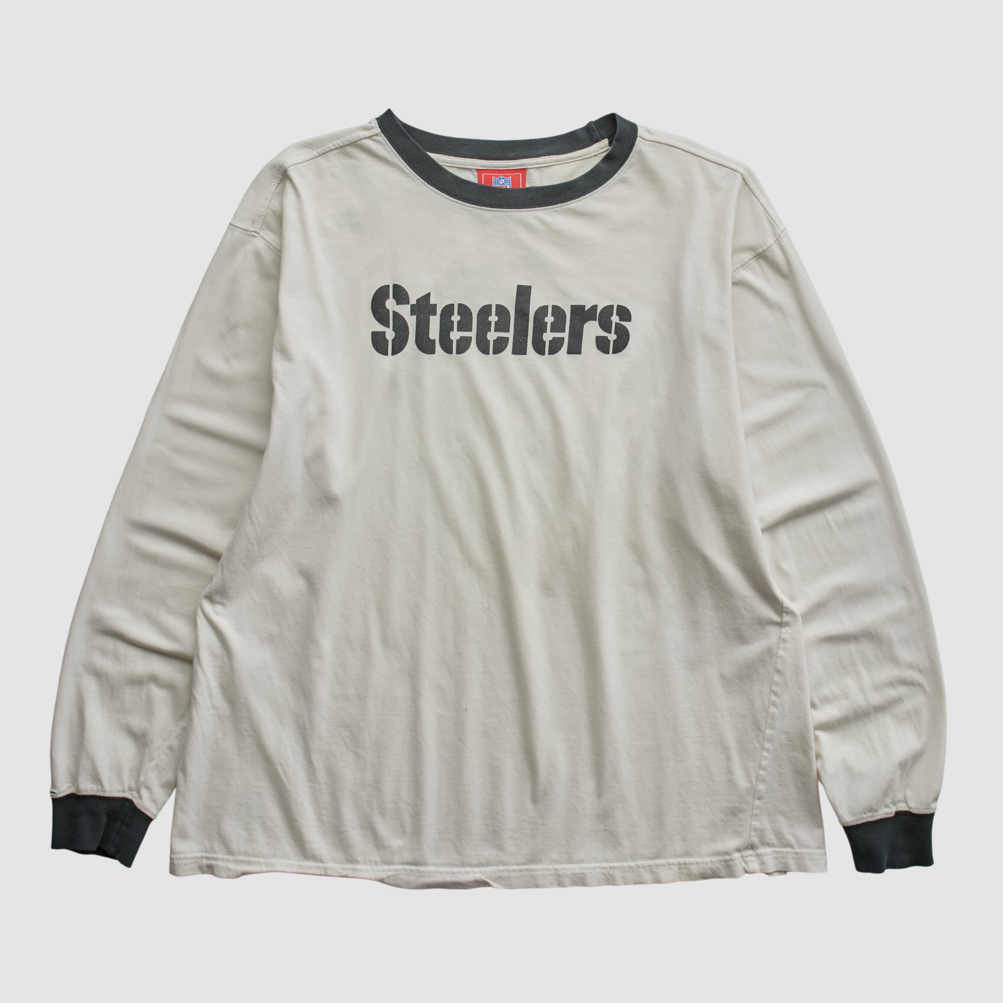 Pittsburgh Steelers NFL 2000s Long Sleeve T-shirt - White - L