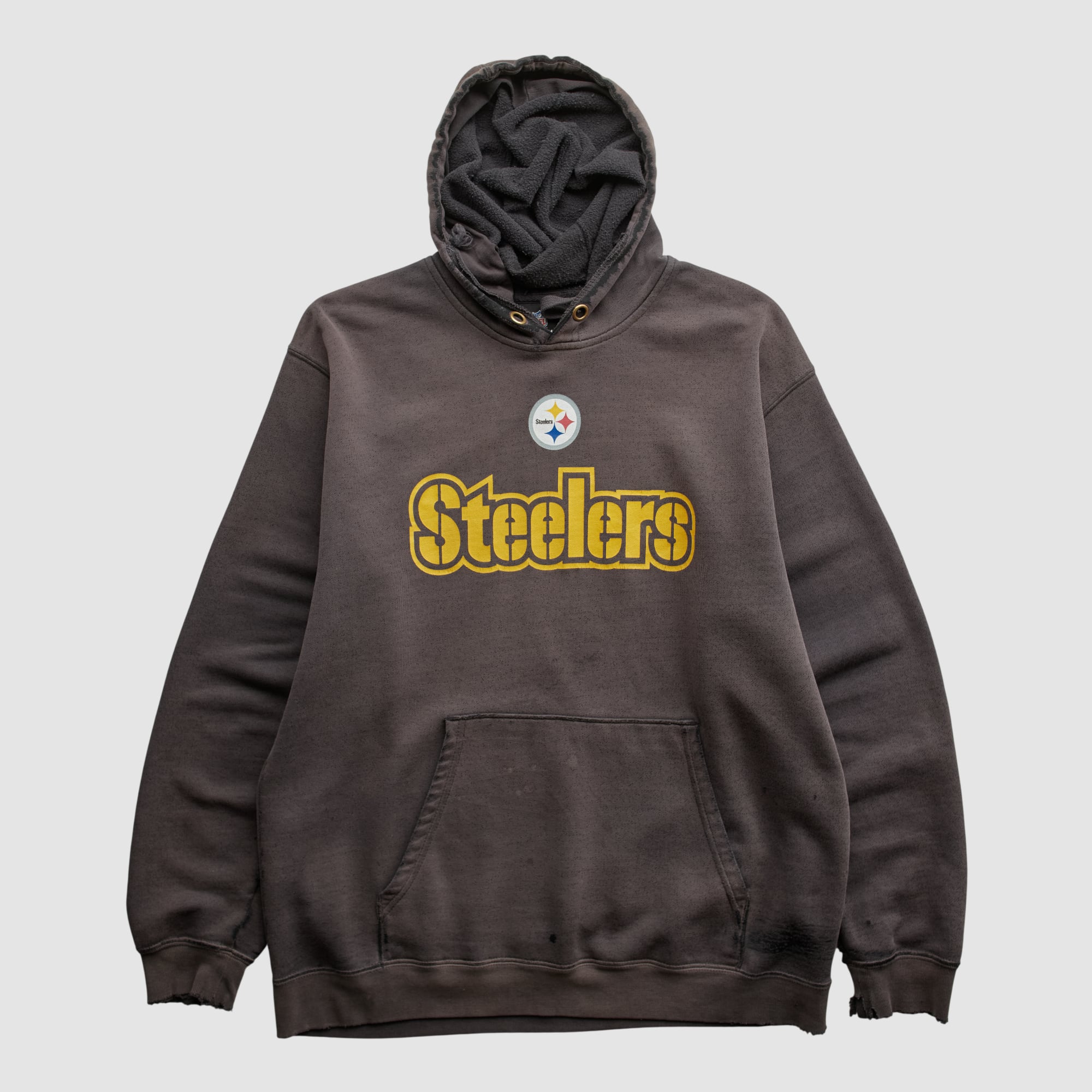 Pittsburgh Steelers NFL 2000s Hooded Pullover Sweatshirt - Black - M