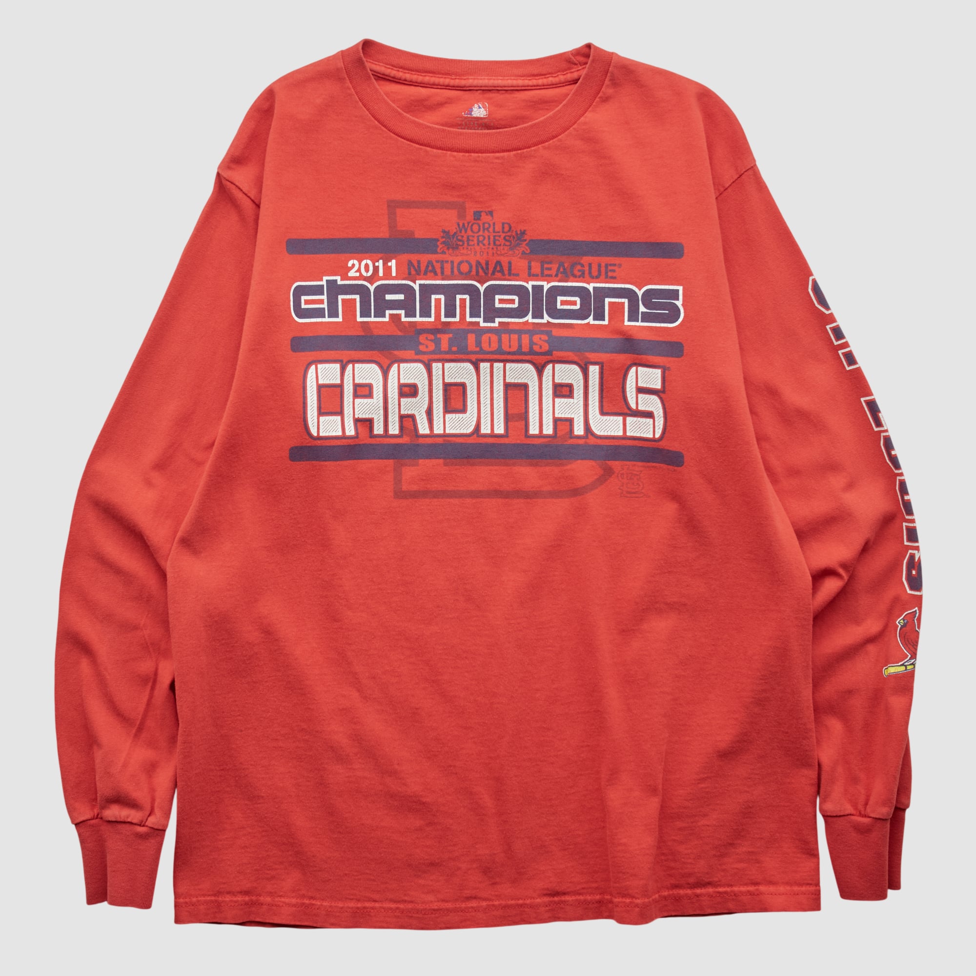 St. Louis Cardinals Genuine Merchandise 2011 Long Sleeve T-shirt - Red - M