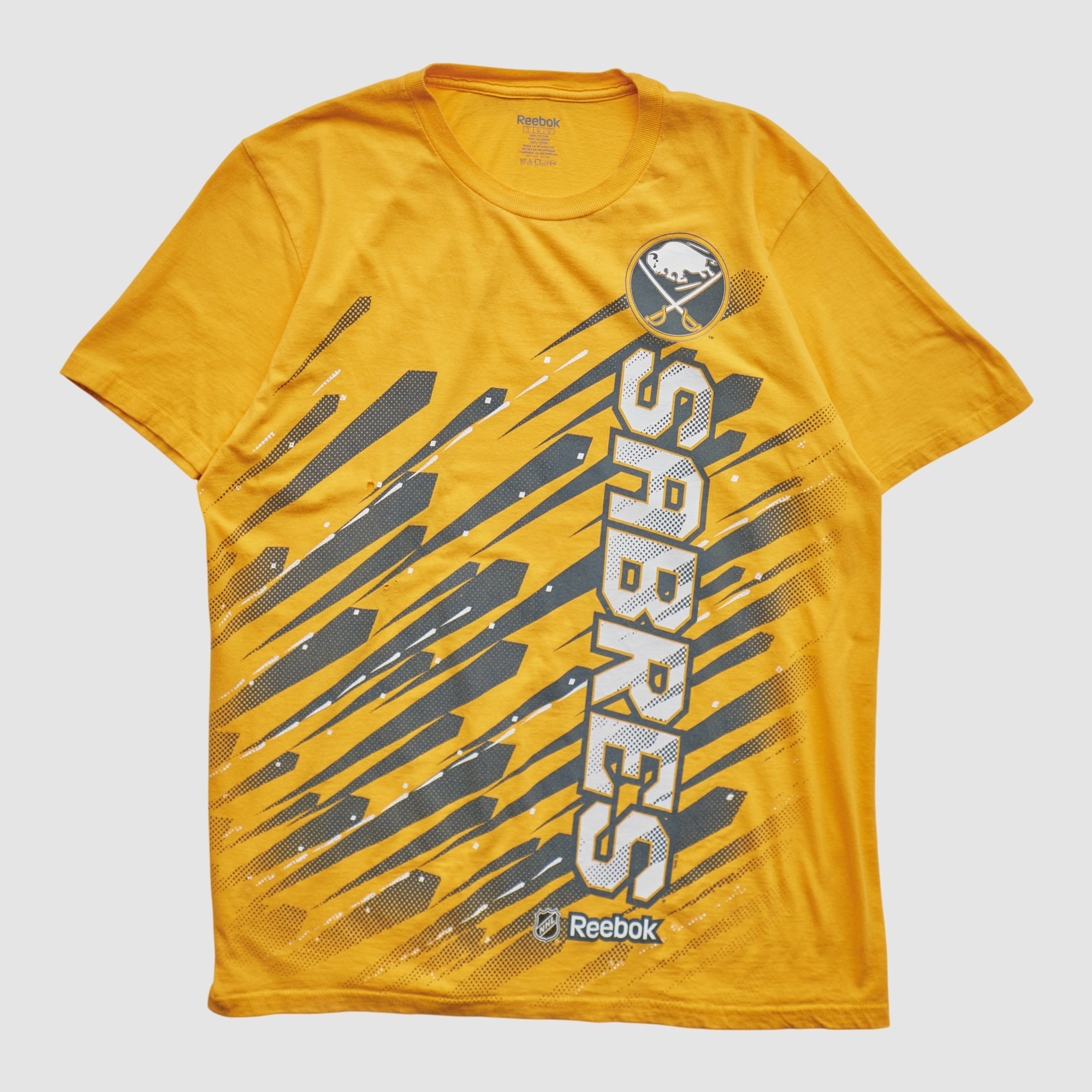 Buffalo Sabres Reebok 2010s T-shirt - Yellow - M