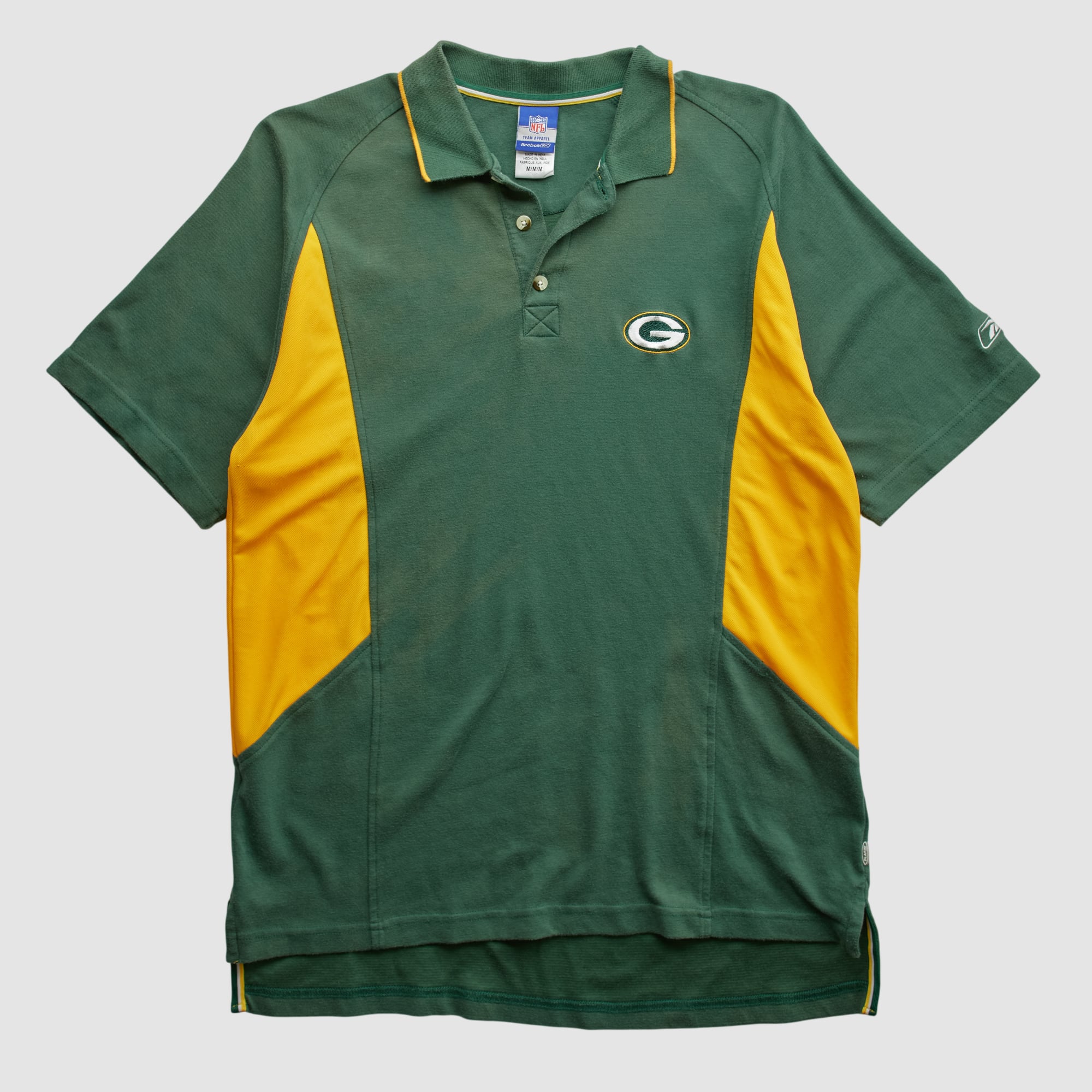 Green Bay Packers Reebok 2000s Polo - Green - M