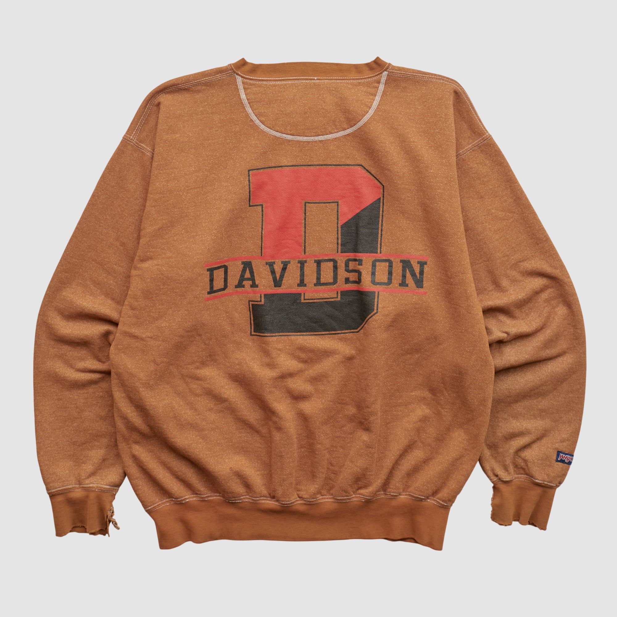 Davidson Wildcats Jansport 2000s Pullover Sweatshirt - Clay - M