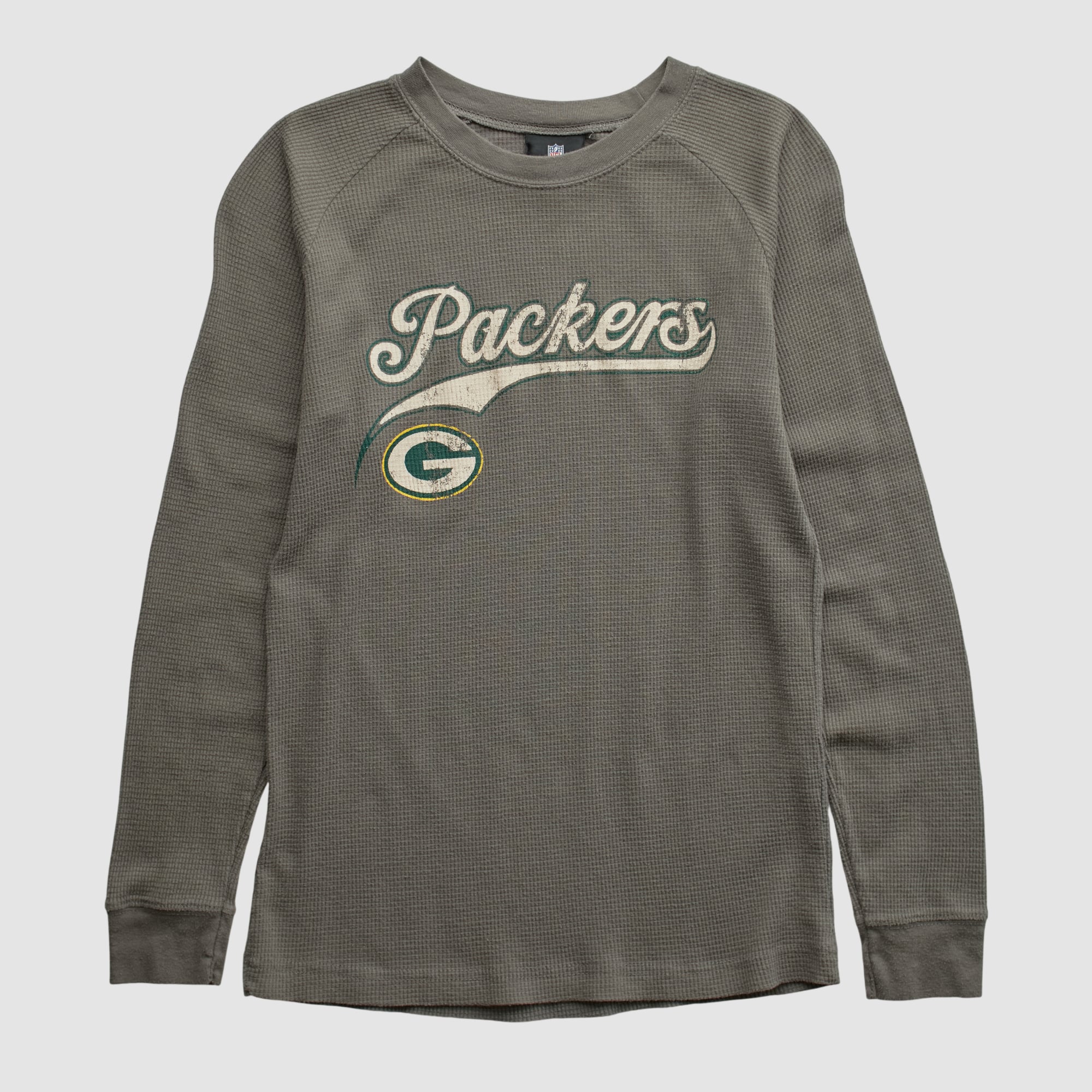 Green Bay Packers NFL 2010s Long Sleeve Top - Charcoal - Yth L
