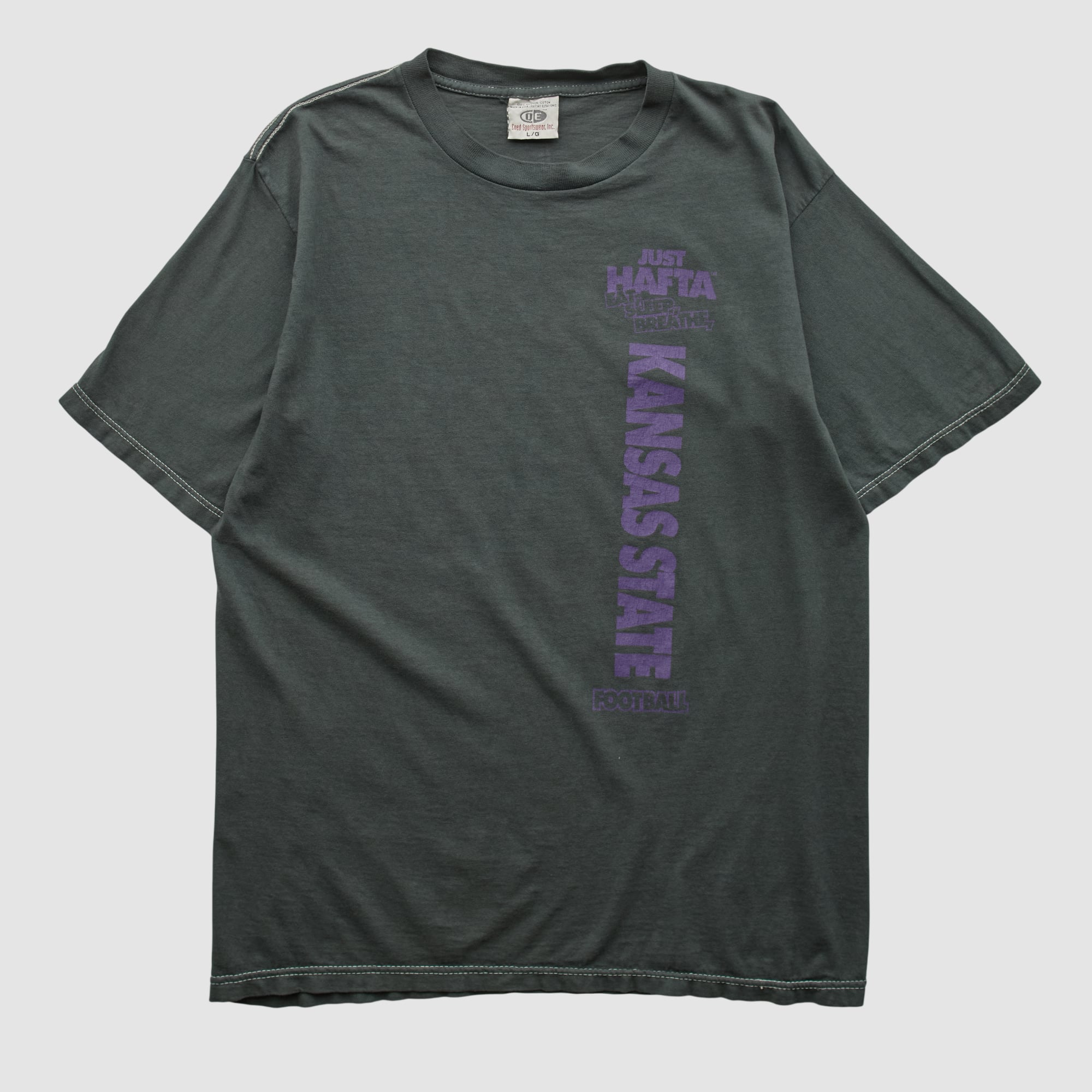Kansas State Wildcats Coed Spotswear 2000s T-shirt - Black - L