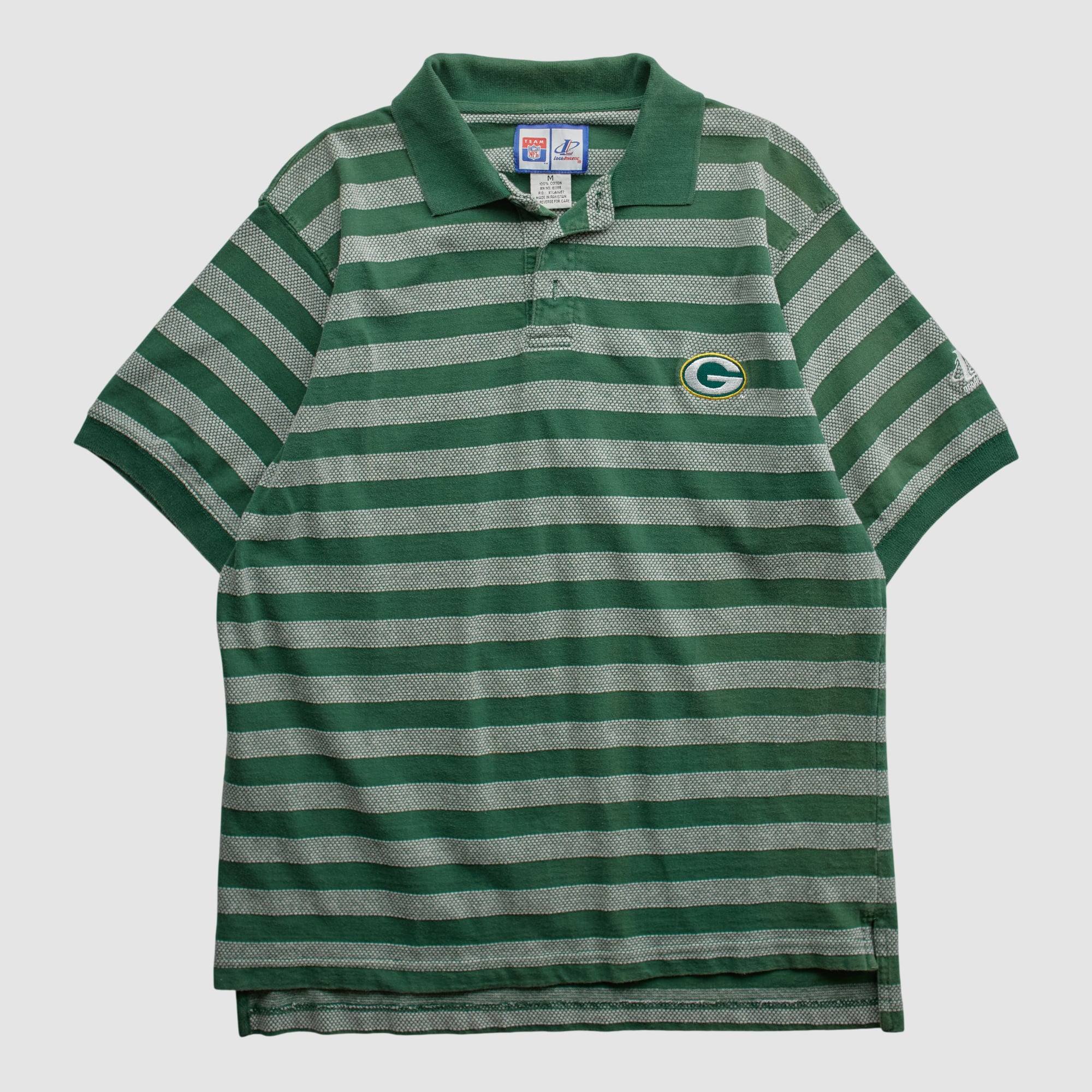 Green Bay Packers Logo Athletic 2000s Polo - Green - M