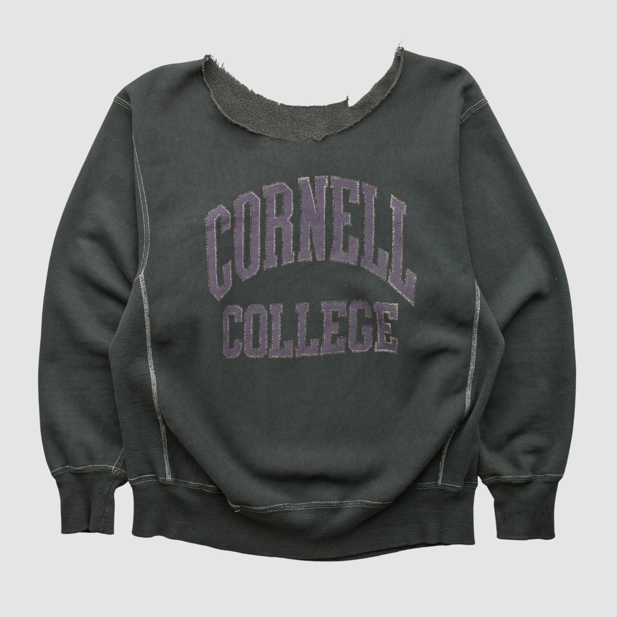 Cornell College Rams 90s Pullover Sweatshirt - Black - S