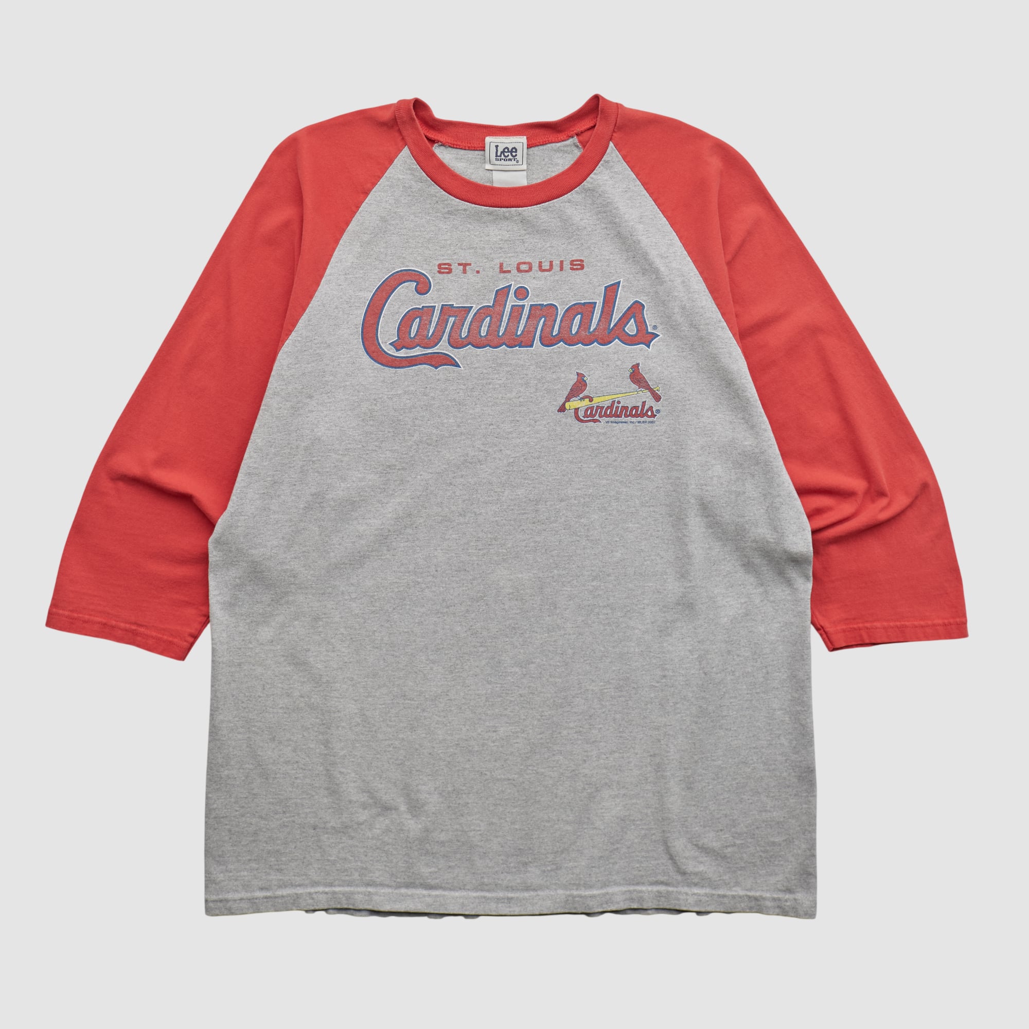 St. Louis Cardinals Lee Apparel 2000s T-shirt - Heather Gray - M
