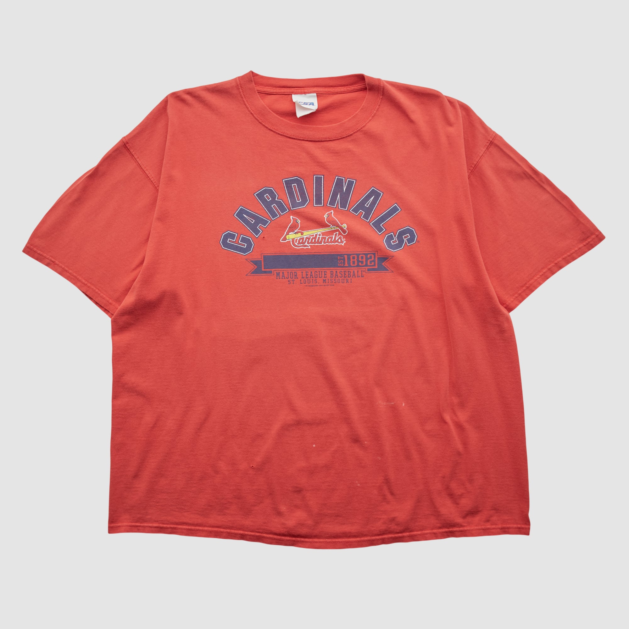 St. Louis Cardinals CSA 2000s T-shirt - Red - 3XL