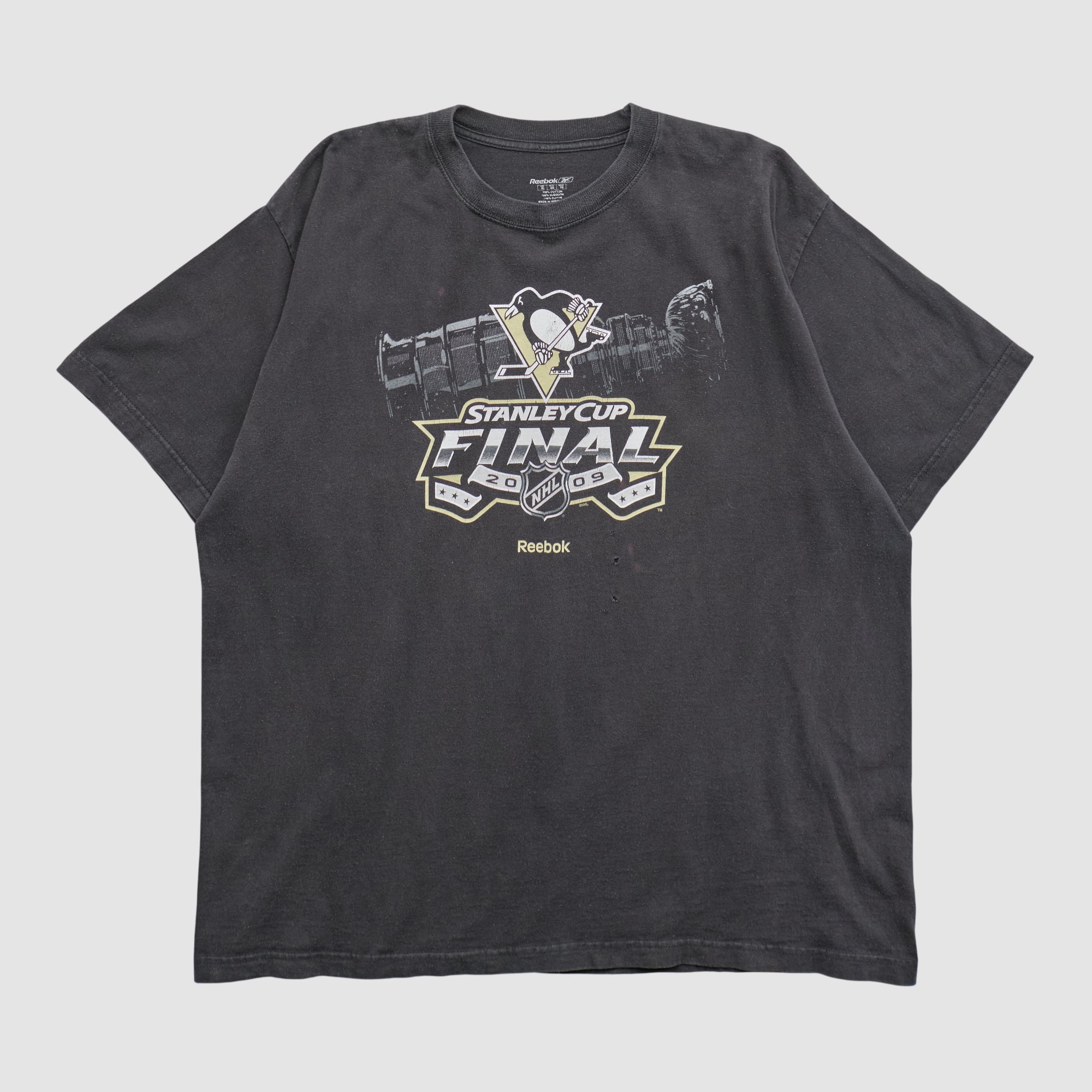 Pittsburgh Penguins Reebok 2009 T-shirt - Black - 2XL