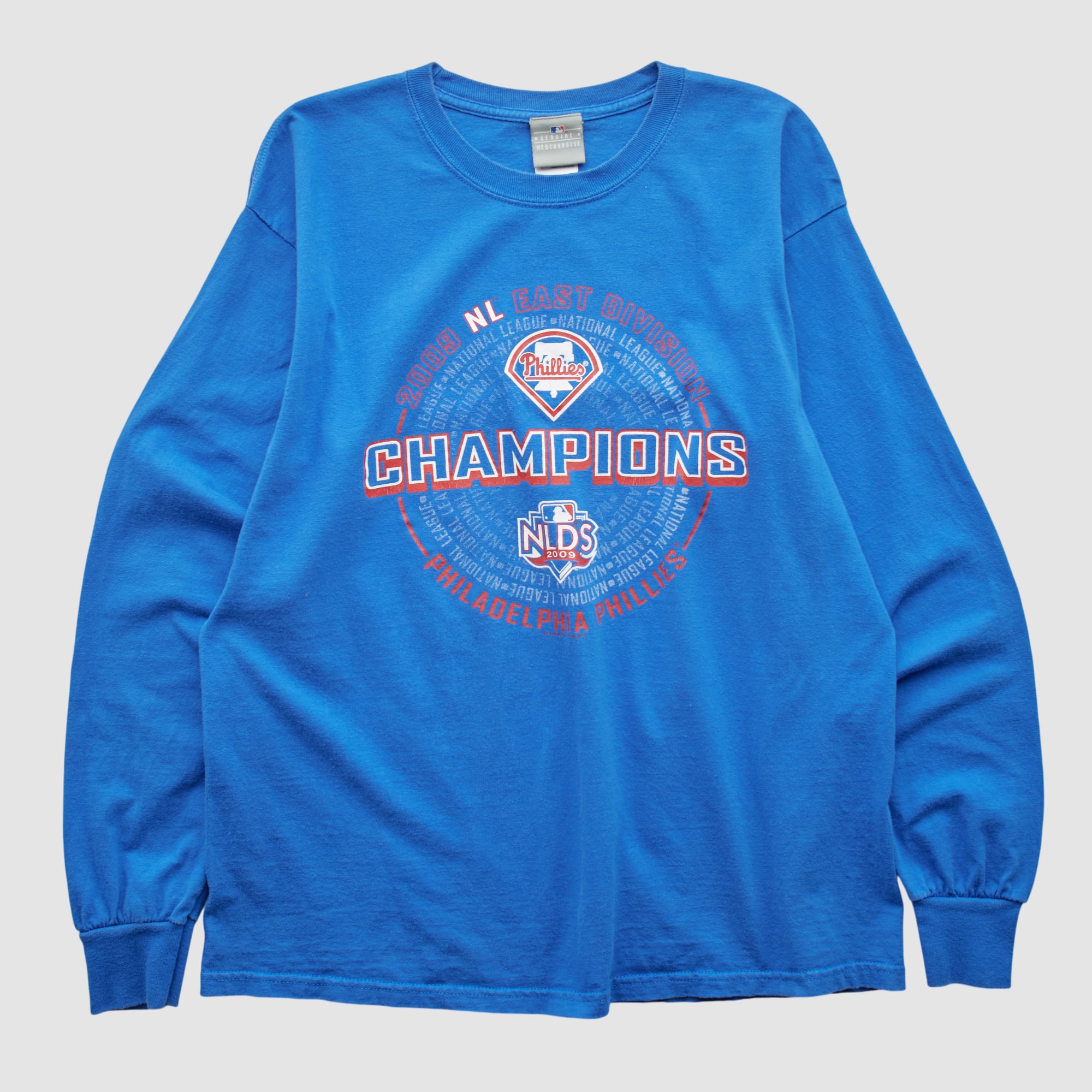 Philadelphia Phillies Genuine Merchandise 2009 Long Sleeve T-shirt - Blue - M