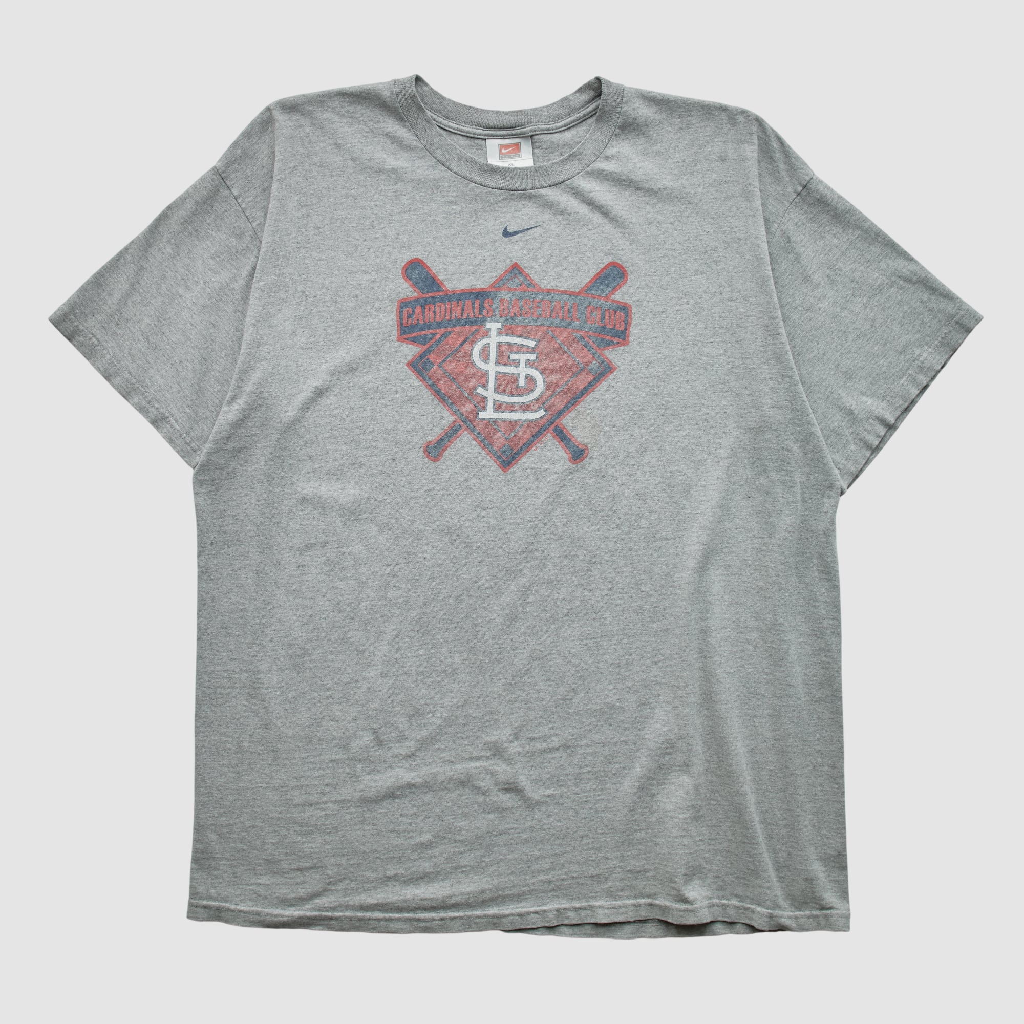 St. Louis Cardinals Nike 2000s T-shirt - Heather Gray - XL