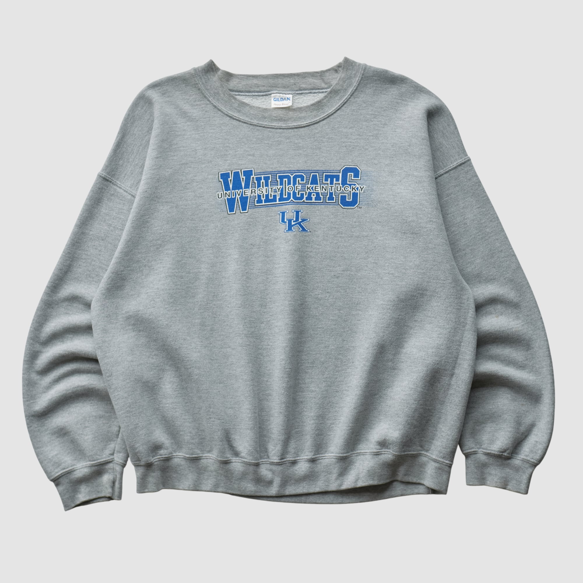 Kentucky Wildcats Gildan 2010s Pullover Sweatshirt - Heather Gray - M