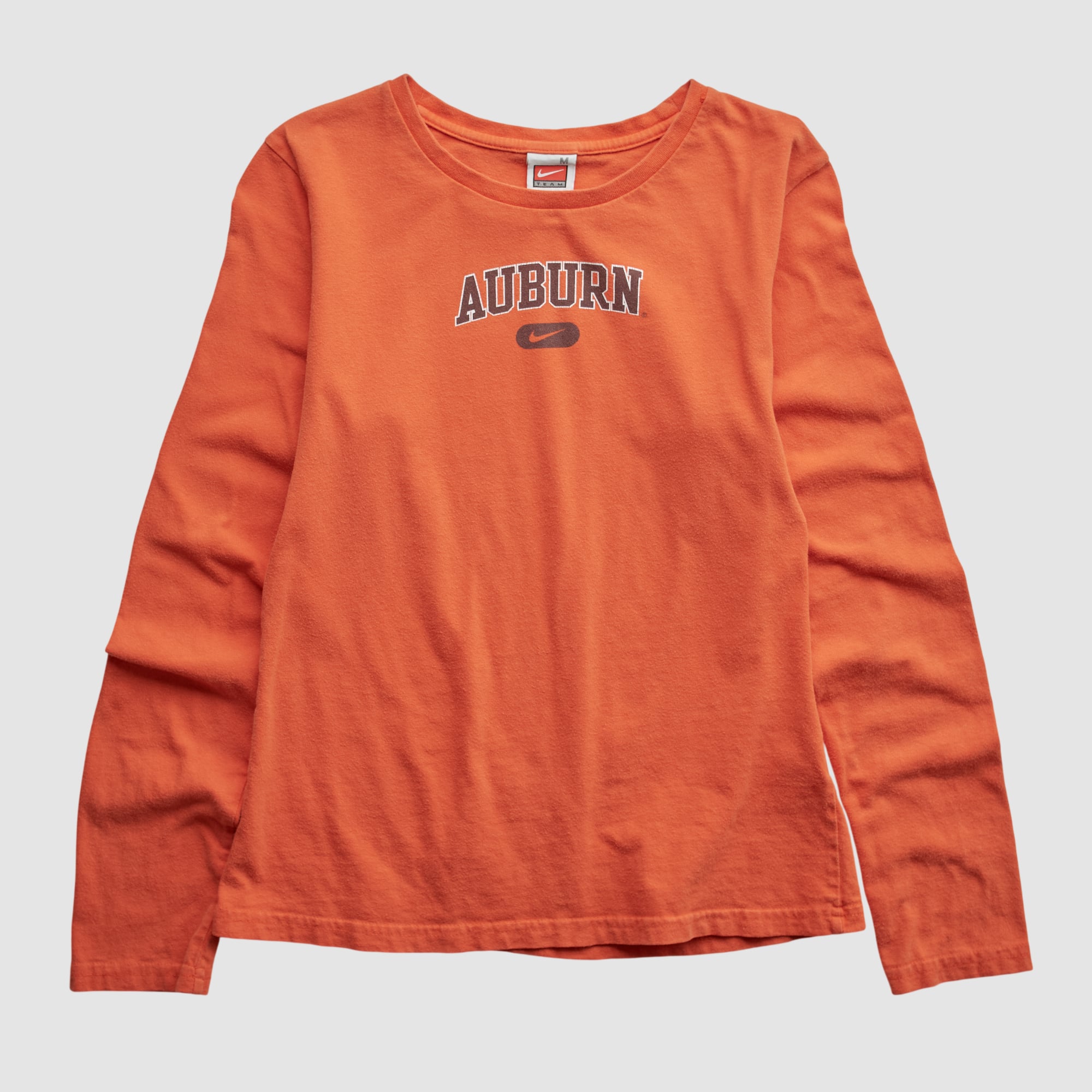 Auburn Tigers Nike 2000s Long Sleeve T-shirt - Orange - S