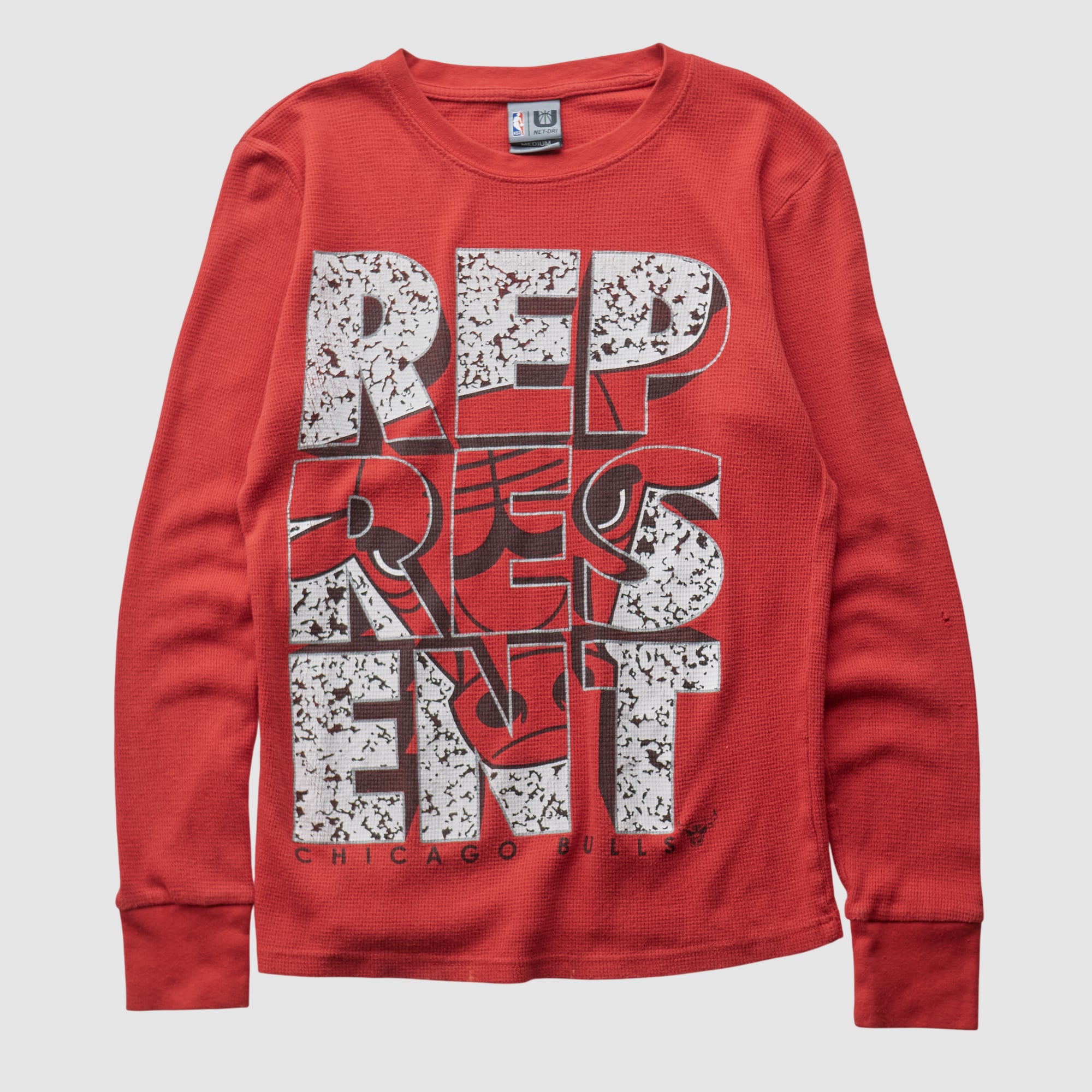 Chicago Bulls NBA 2010s Long Sleeve Top - Red - S