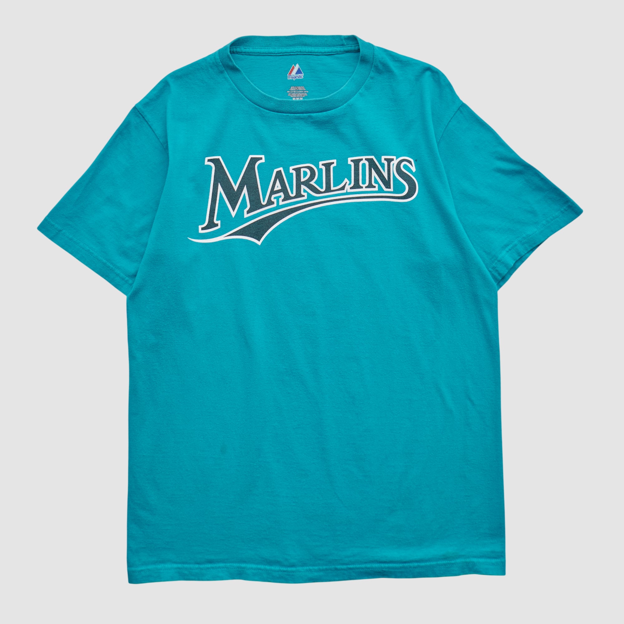 Florida Marlins Majestic 2010s T-shirt - Teal - M