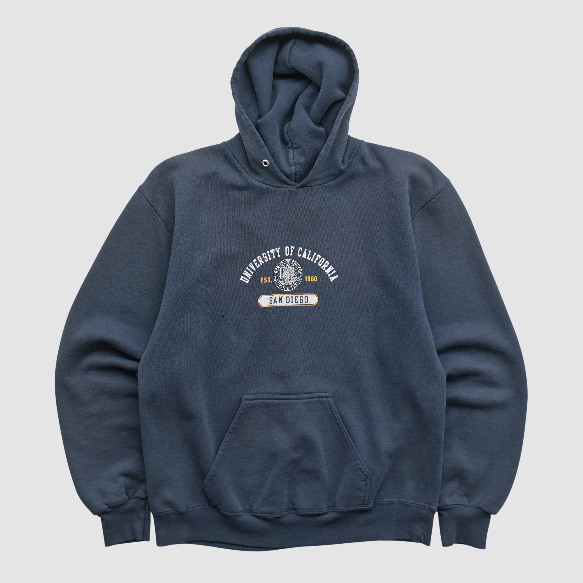 UC San Diego Tritons Jones & Mitchell 2000s Hooded Pullover Sweatshirt - Navy - XS