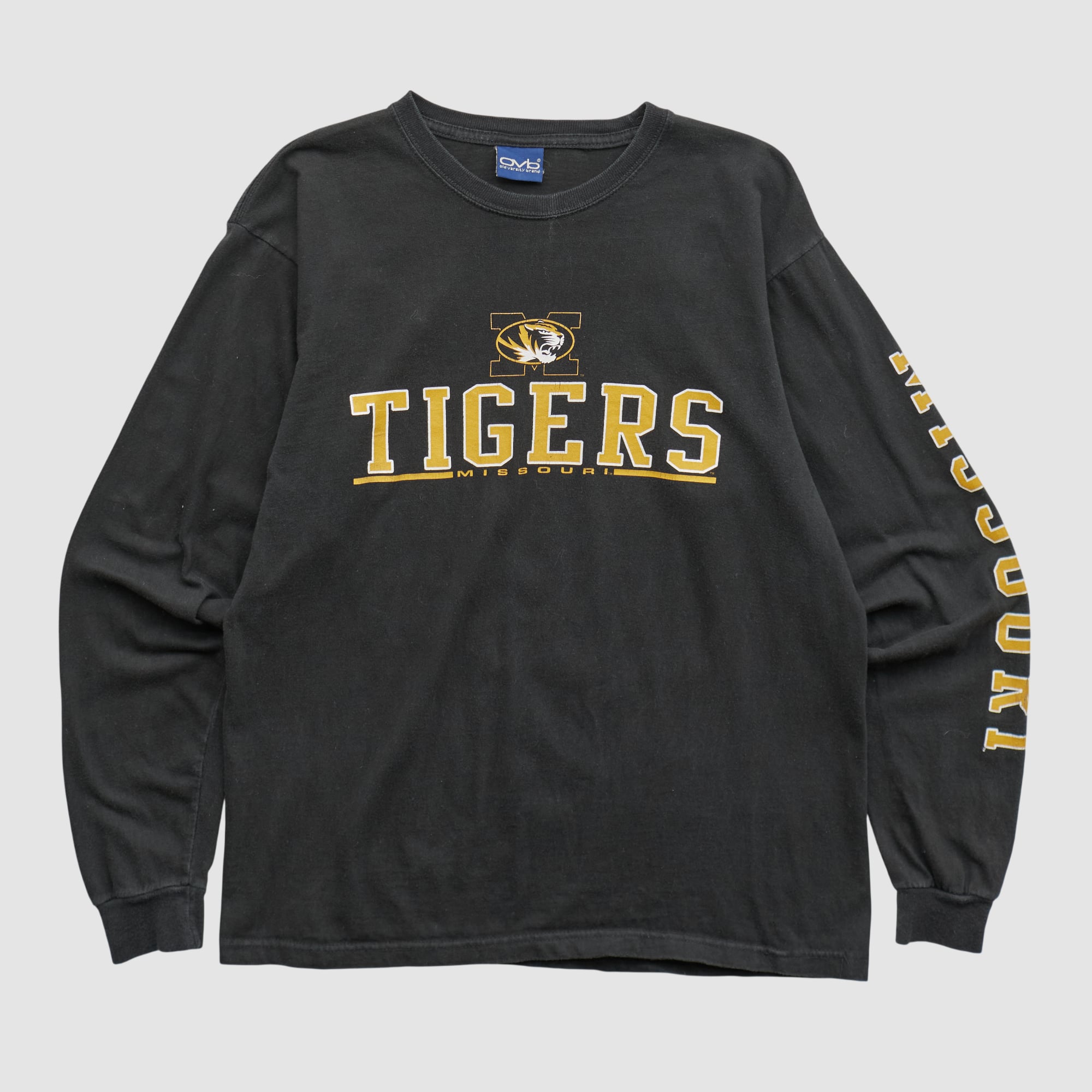 Missouri Tigers Old Varsity Brand 2000s Long Sleeve T-shirt - Black - S