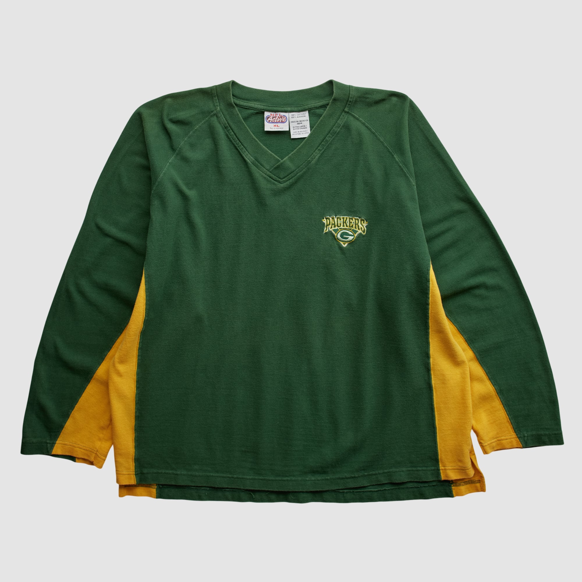Green Bay Packers NFL 90s Long Sleeve T-shirt - Green - XL
