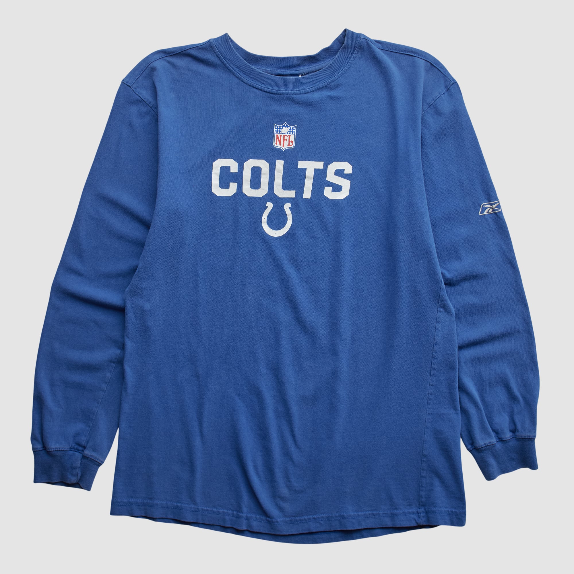 Indianapolis Colts Reebok 2000s Long Sleeve T-shirt - Blue - S