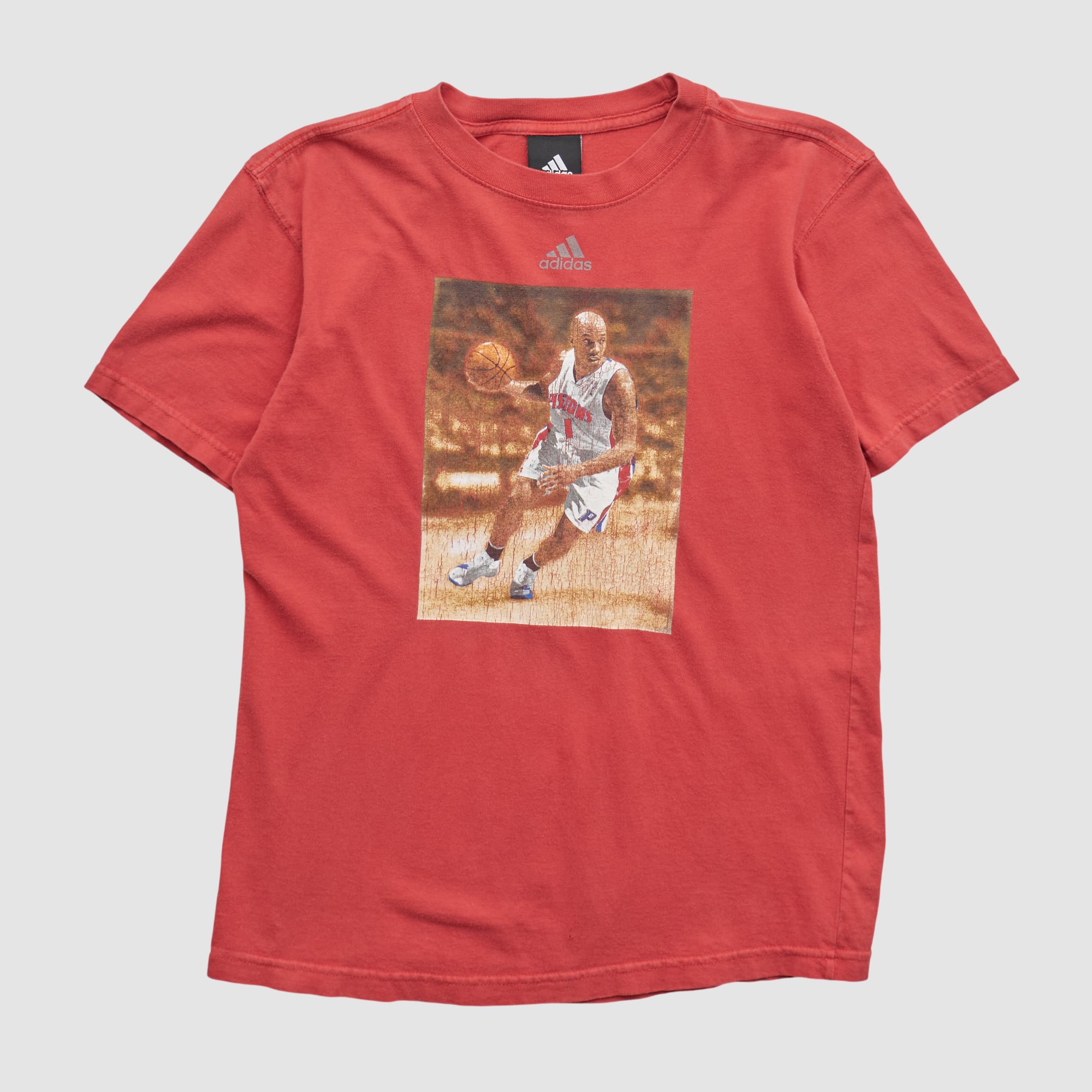 Chauncey Billups Adidas 2010s T-shirt - Red - XS