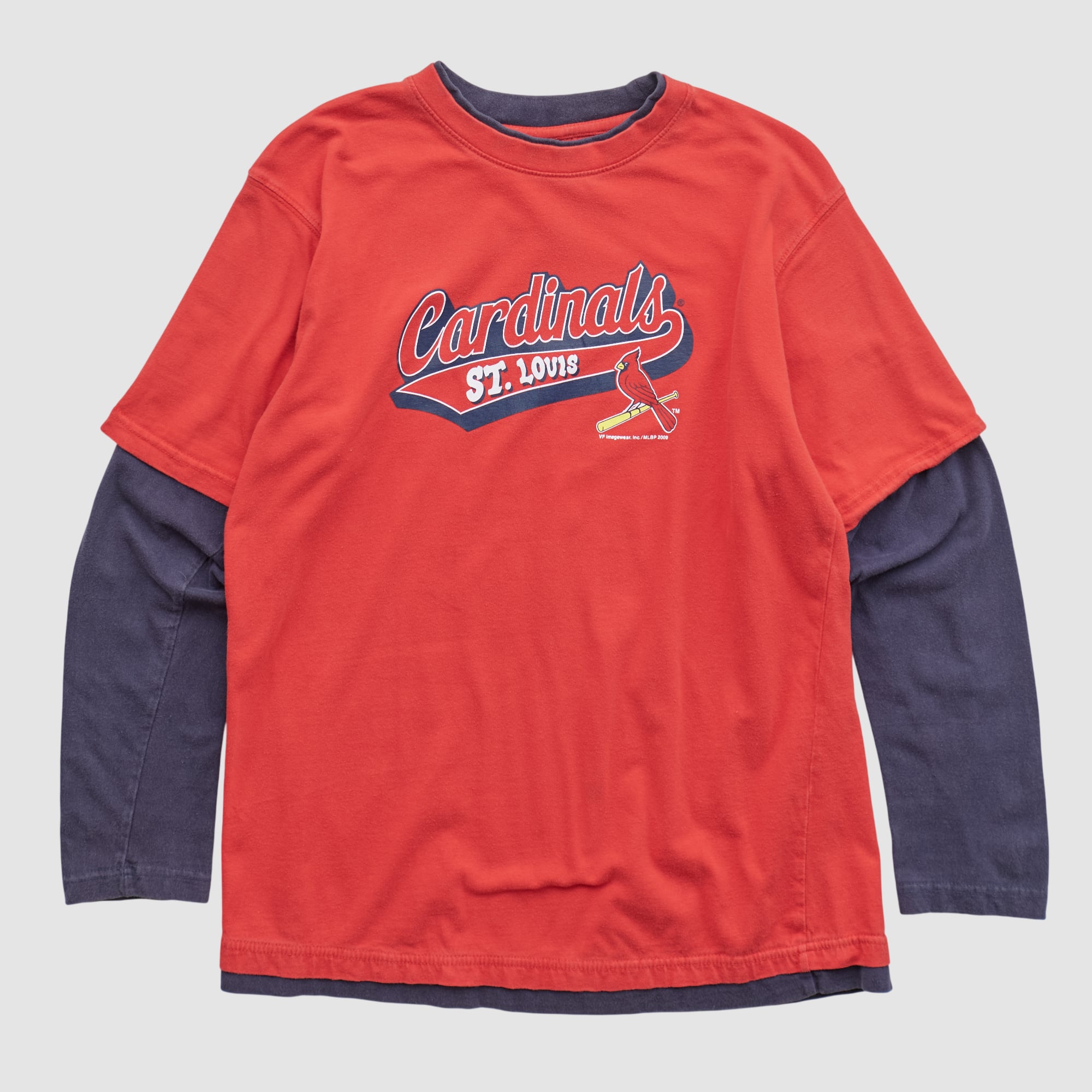 St. Louis Cardinals Genuine Merchandise 2000s Long Sleeve T-shirt - Red - M