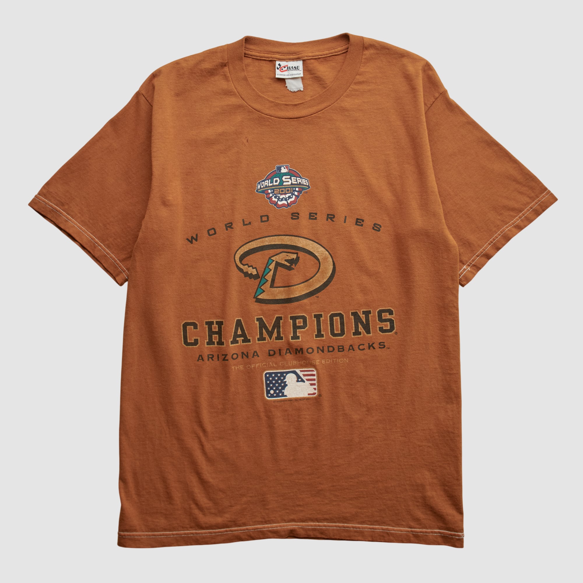 Arizona Diamondbacks Chase Athletics 2001 T-shirt - Clay - M