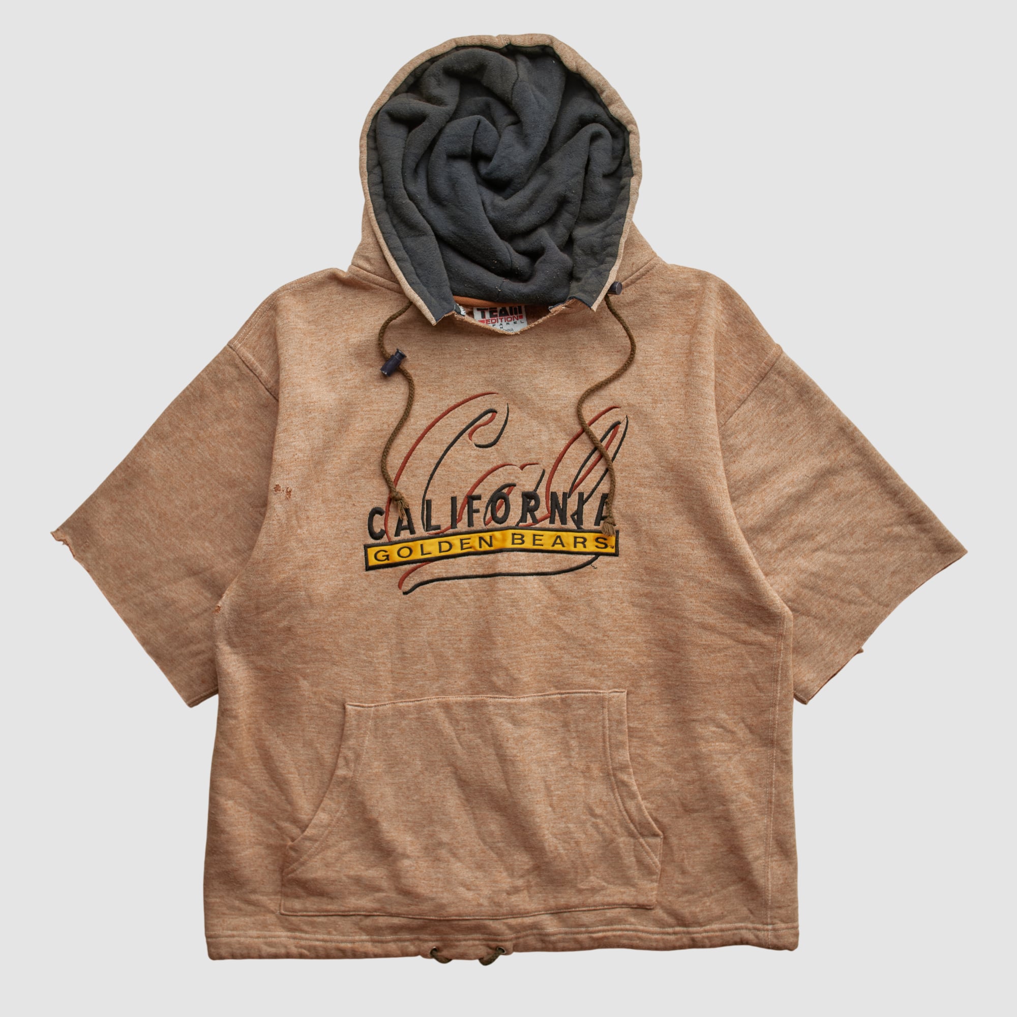 Cal Bears Team Edition Apparel 90s Hooded Pullover Sweatshirt - Clay - S