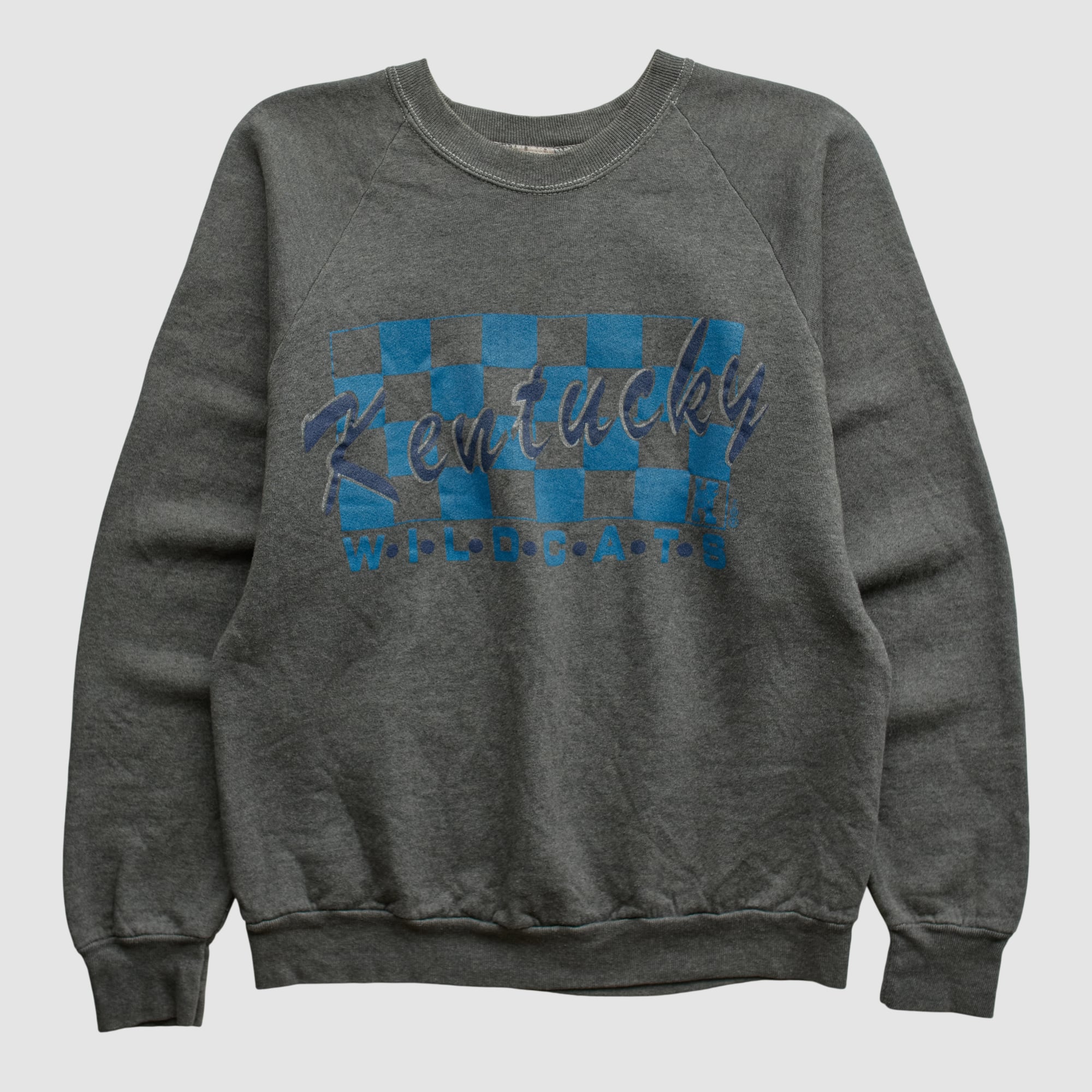 Kentucky Wildcats Fruit of the Loom 80s Sweatshirt - Dark Heather Gray - XXS
