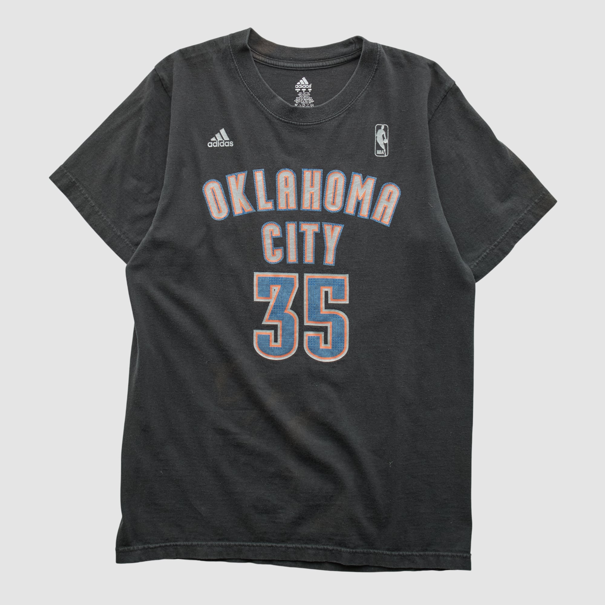 Oklahoma City Thunder Adidas 2010s T-shirt - Black - S