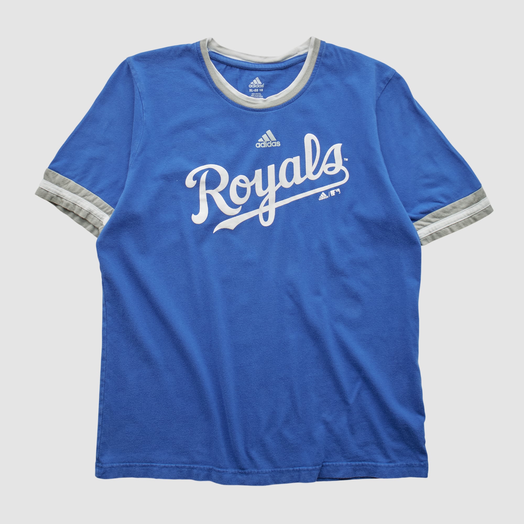 Kansas City Royals Adidas 2010s T-shirt - Blue - S