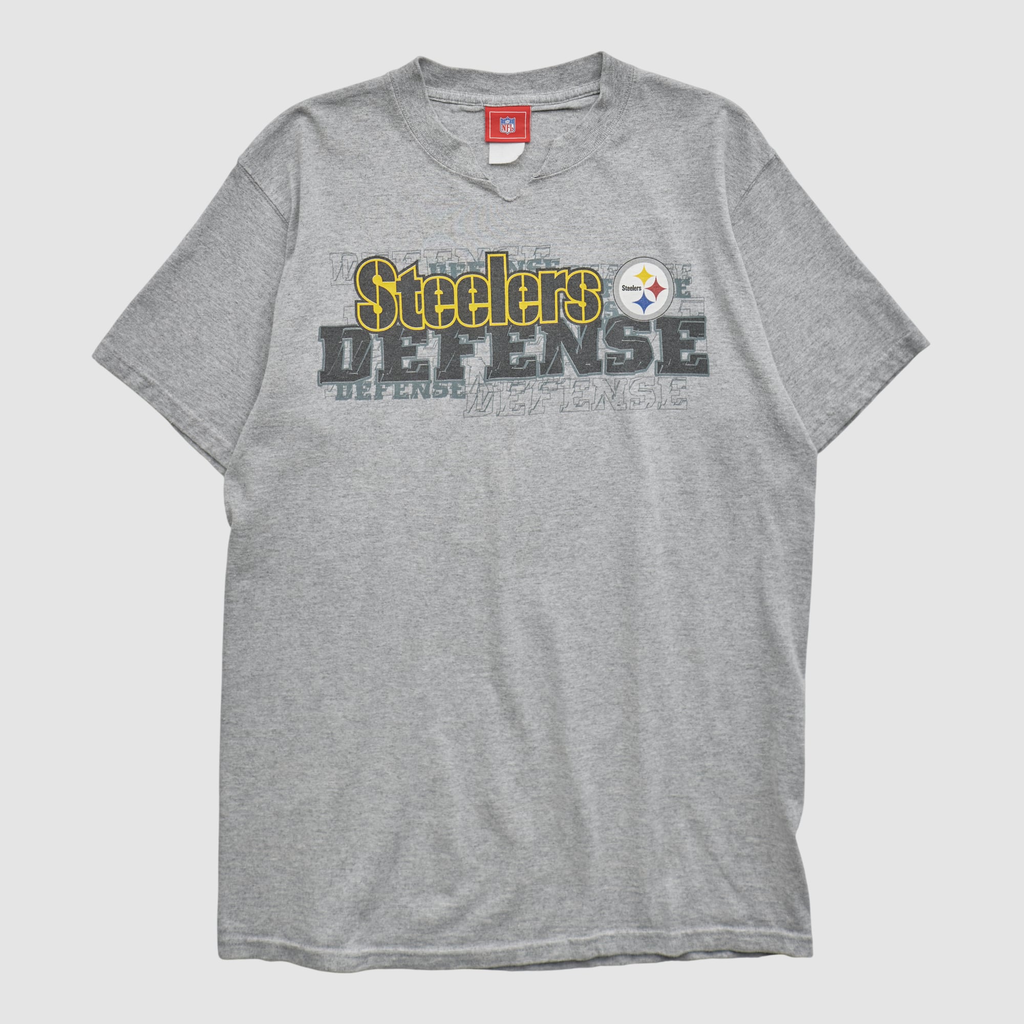 Pittsburgh Steelers NFL 2000s T-shirt - Heather Gray - M