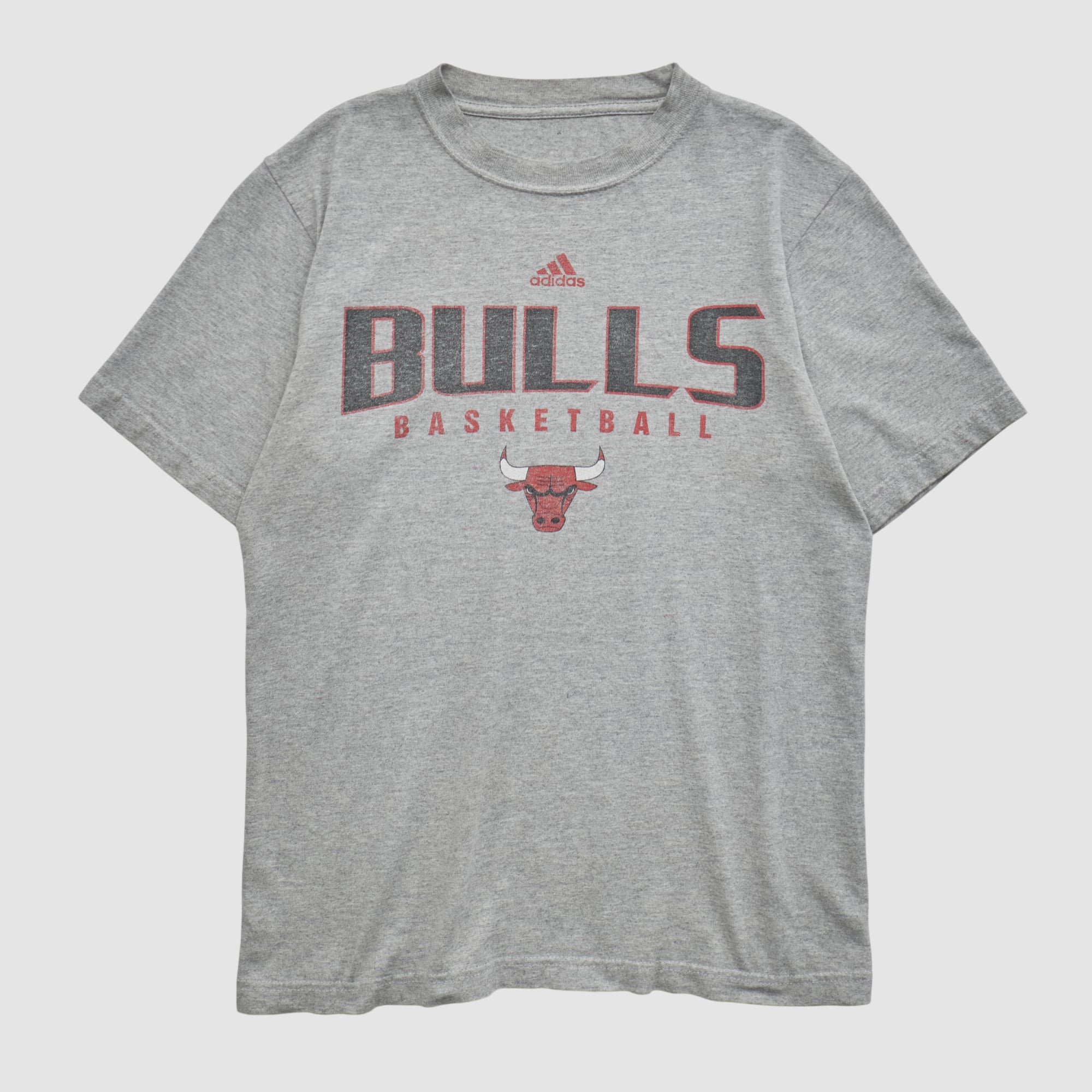 Chicago Bulls Adidas 2010s T-shirt - Heather Gray - XS