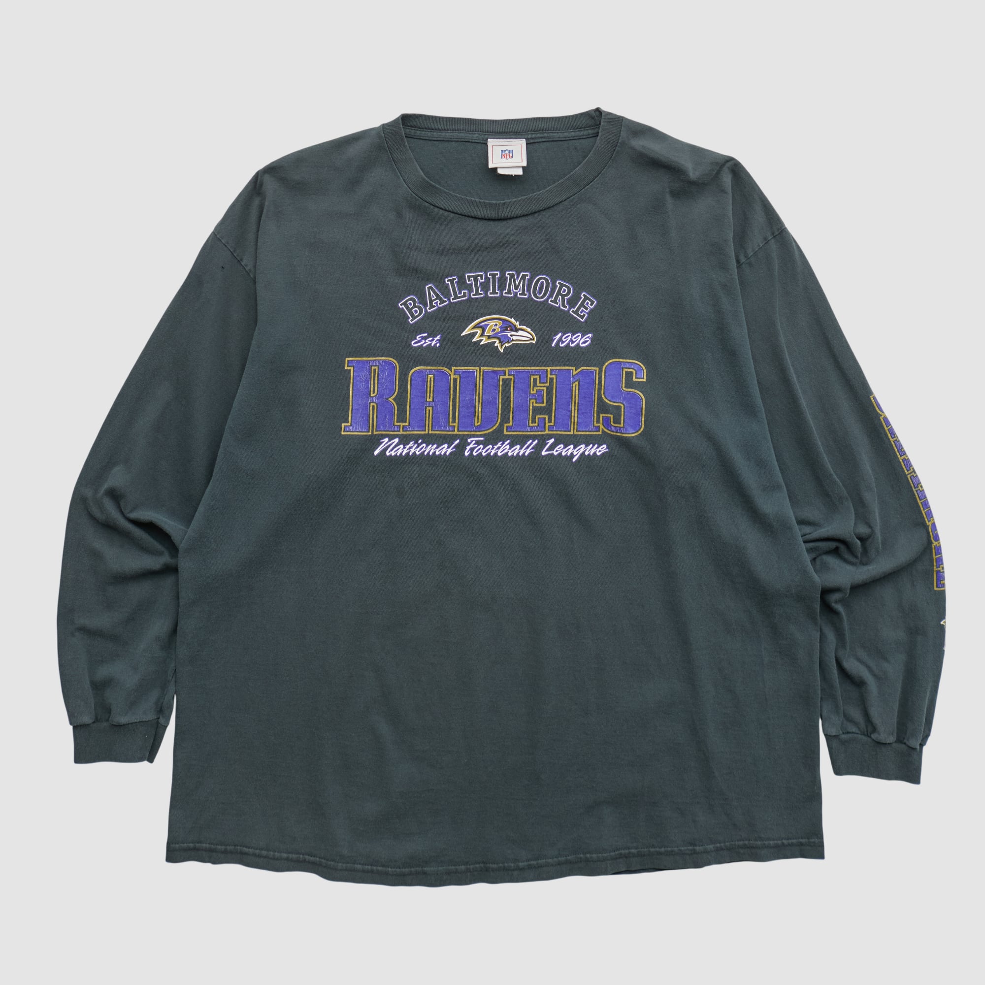 Baltimore Ravens NFL 2000s Long Sleeve T-shirt - Black - 2XL