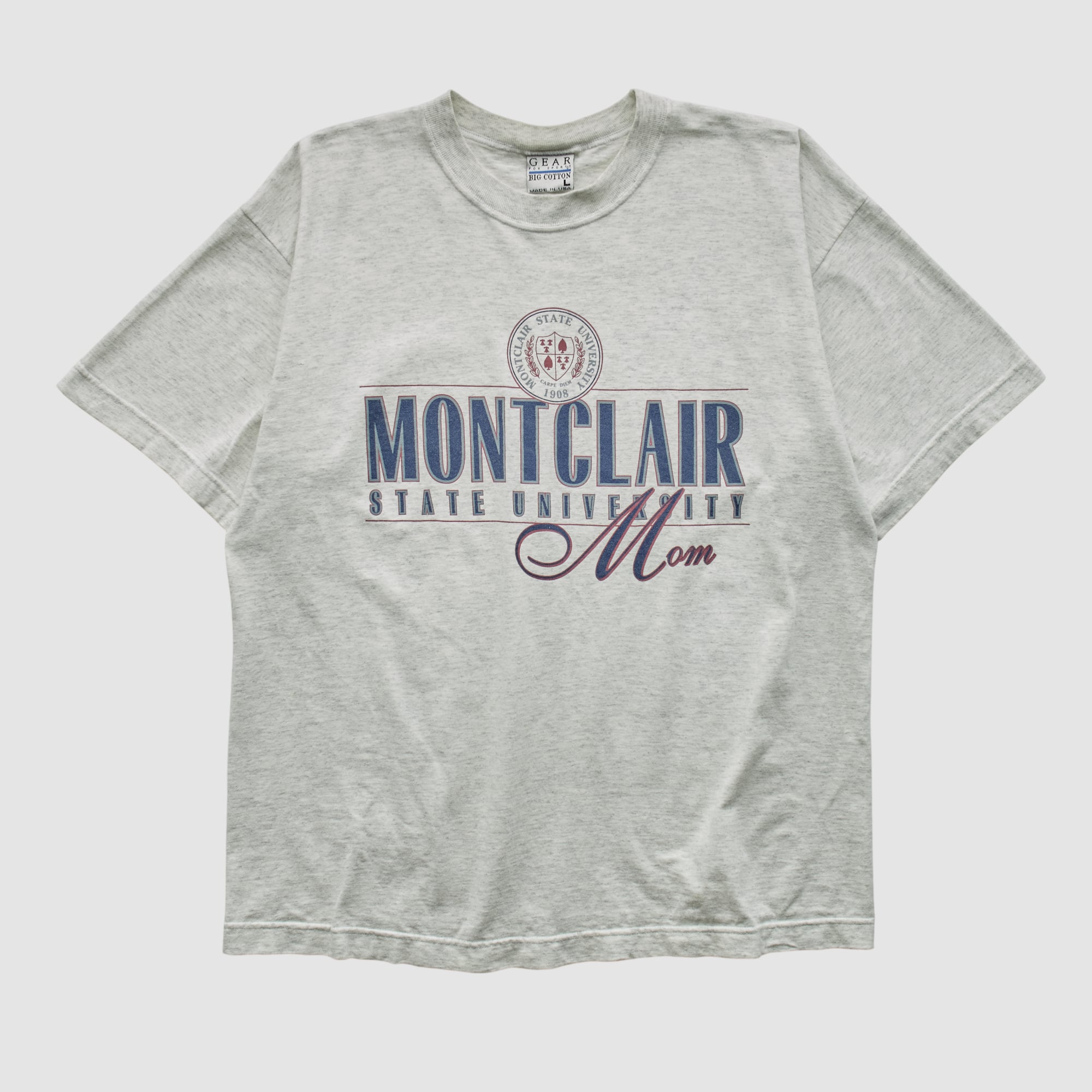 Montclair State Red Hawks Gear For Sports 90s T-shirt - Heather Gray - M