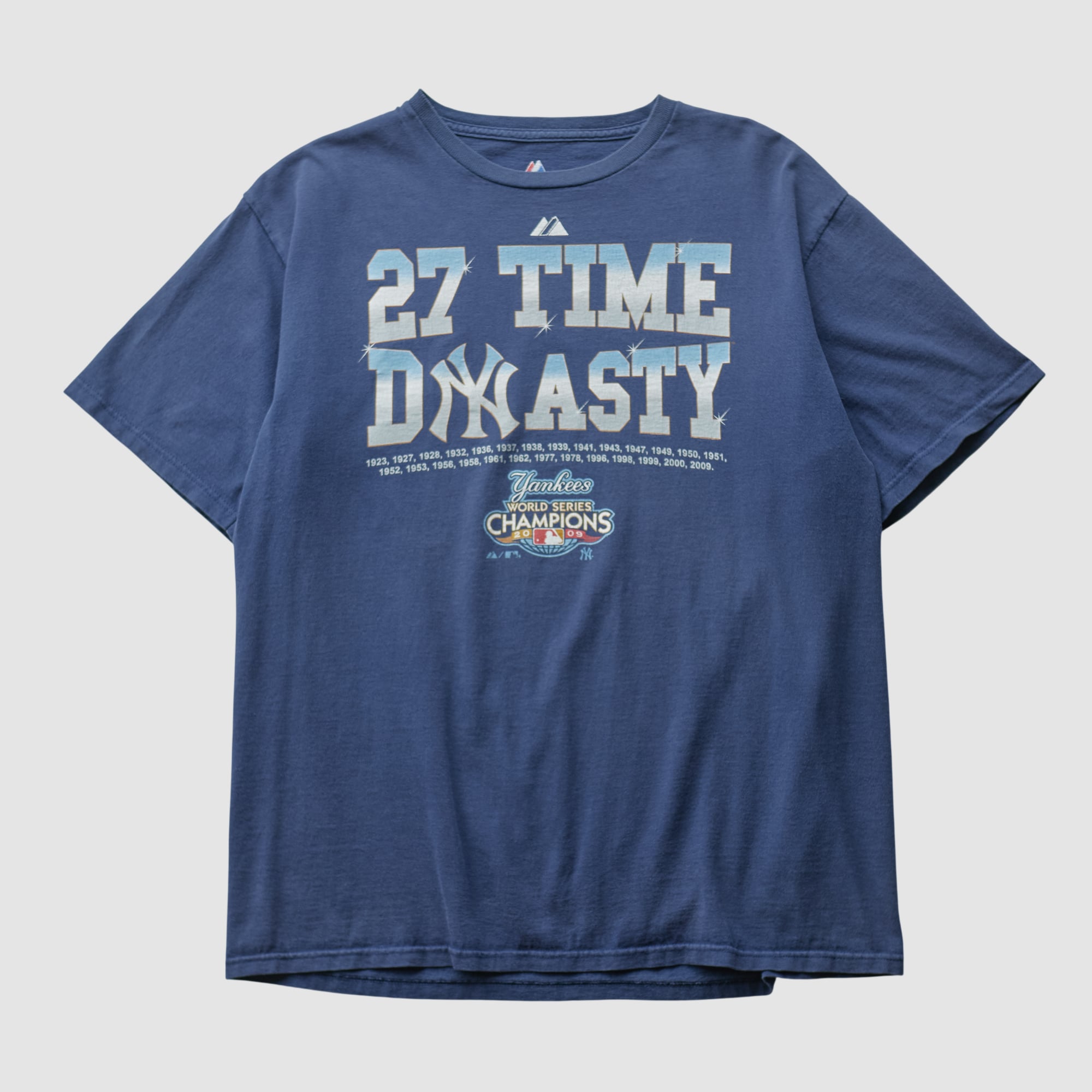 New York Yankees Majestic 2009 T-shirt - Navy - M
