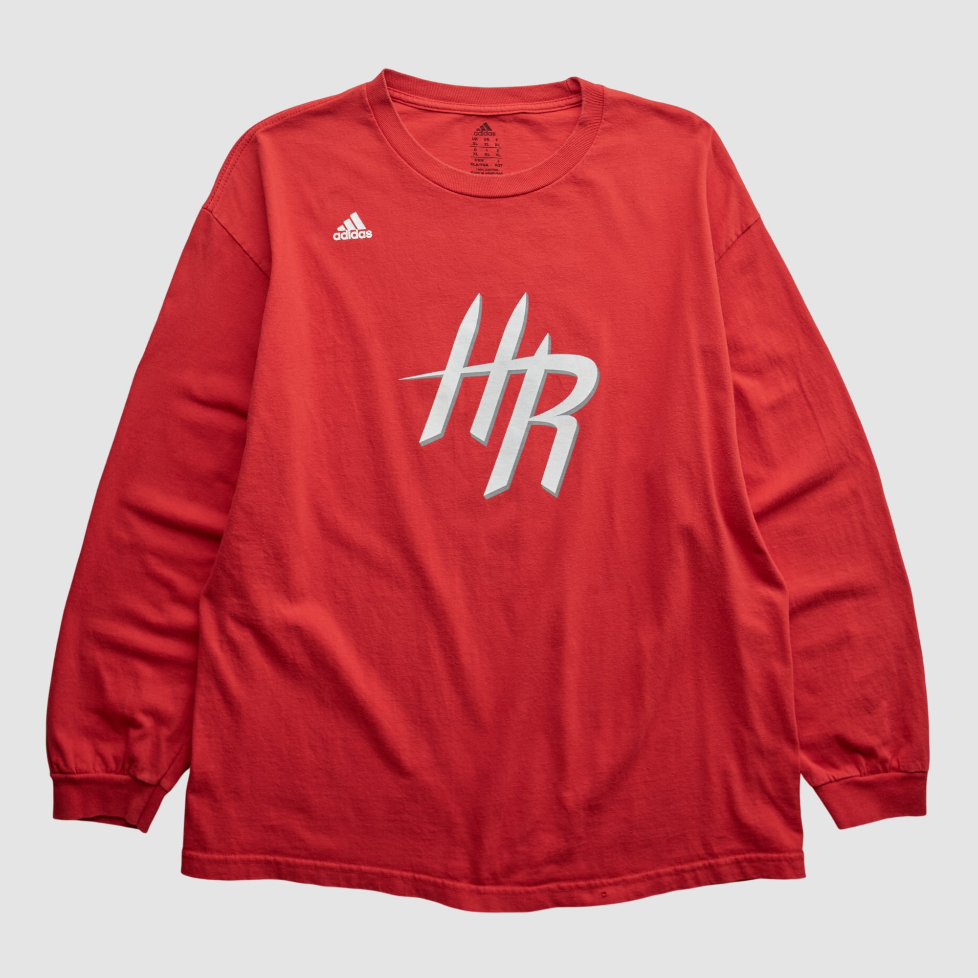 Houston Rockets Adidas 2010s Long Sleeve T-shirt - Red - XL