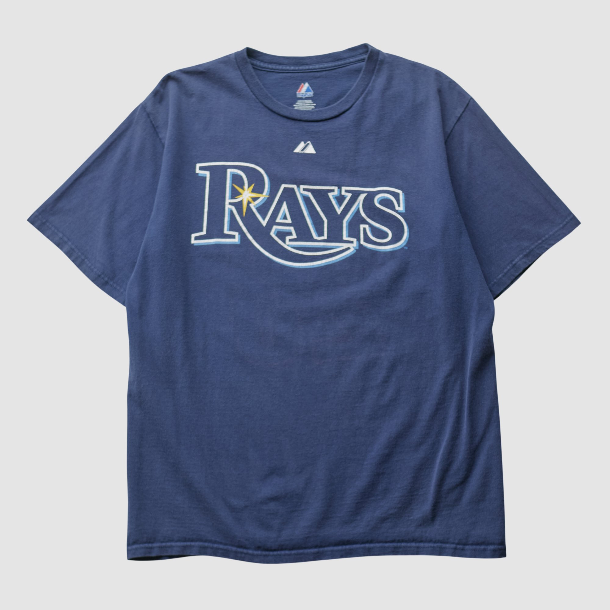 Tampa Bay Rays Majestic 2010s T-shirt - Navy - S