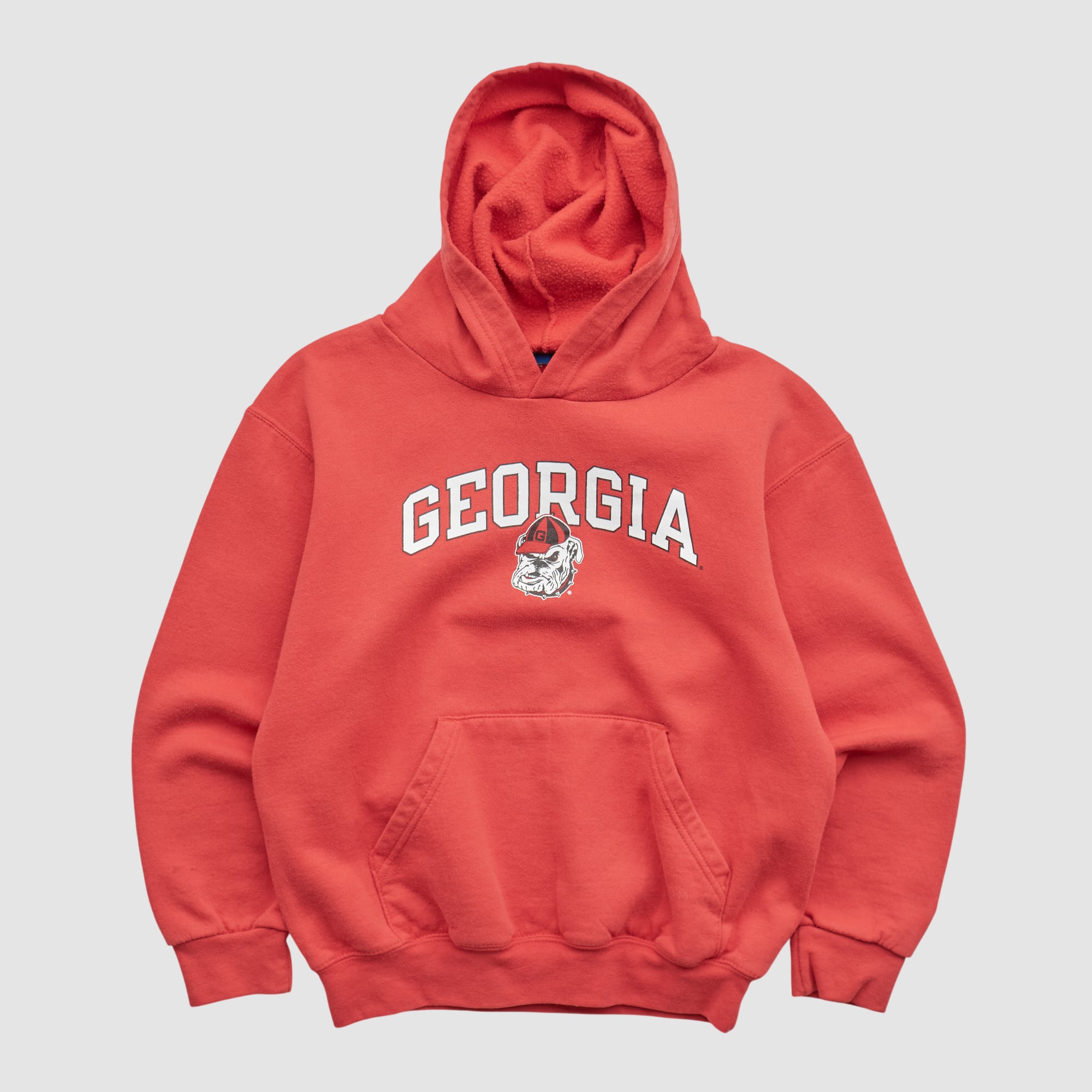 Georgia Bulldogs 2010s Hooded Pullover Sweatshirt - Red - Yth L