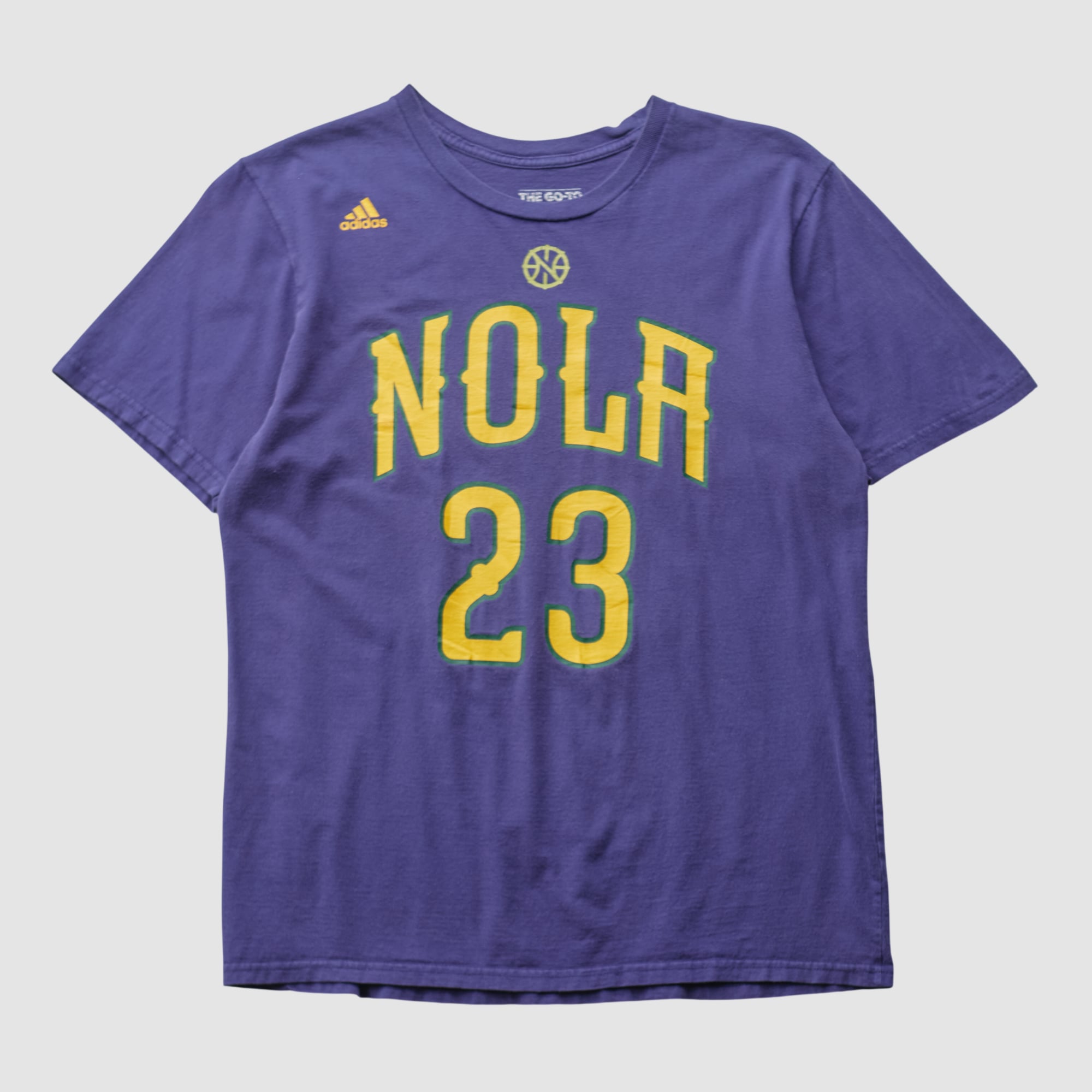 New Orleans Pelicans Adidas 2010s T-shirt - Purple - S