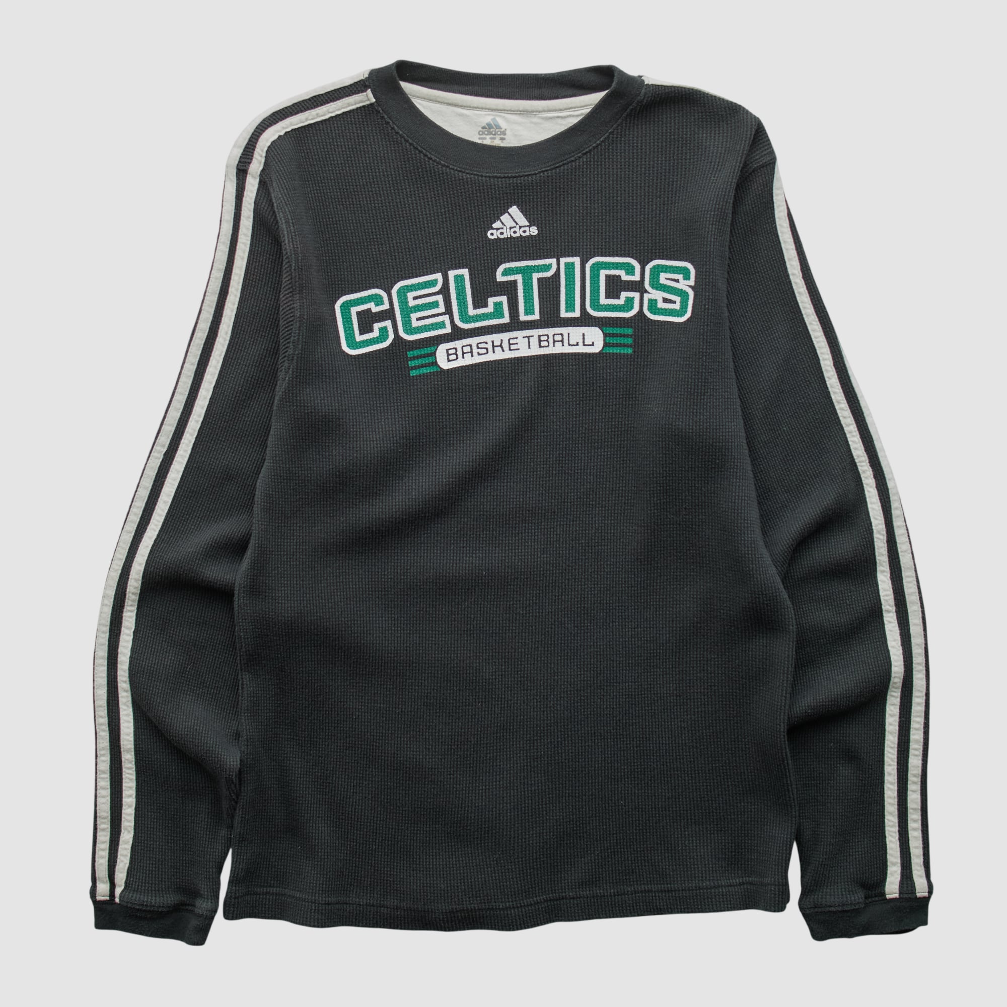 Boston Celtics Adidas 2010s Long Sleeve Top - Black - S